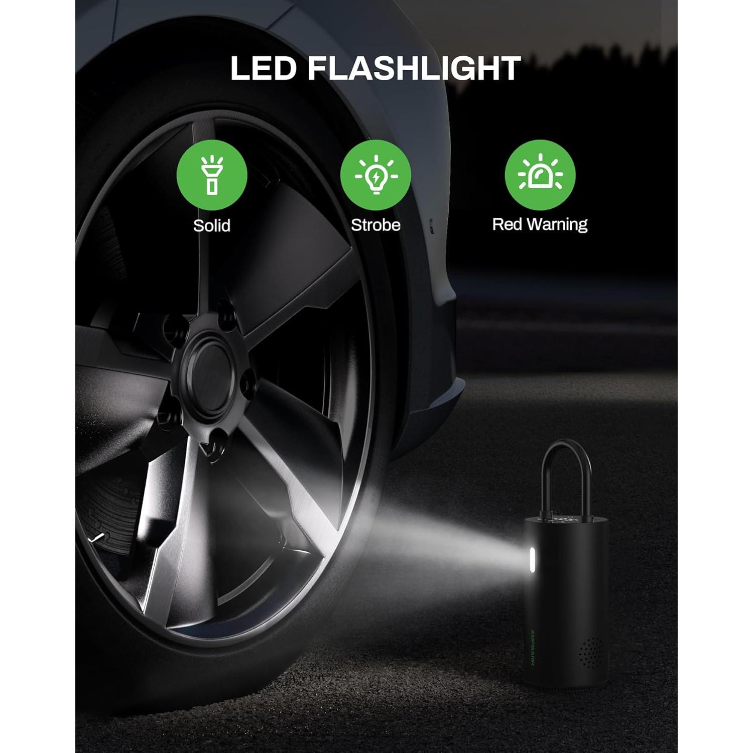 Compresor de Aire Portátil AMPBANK AT004 150PSI con Manómetro