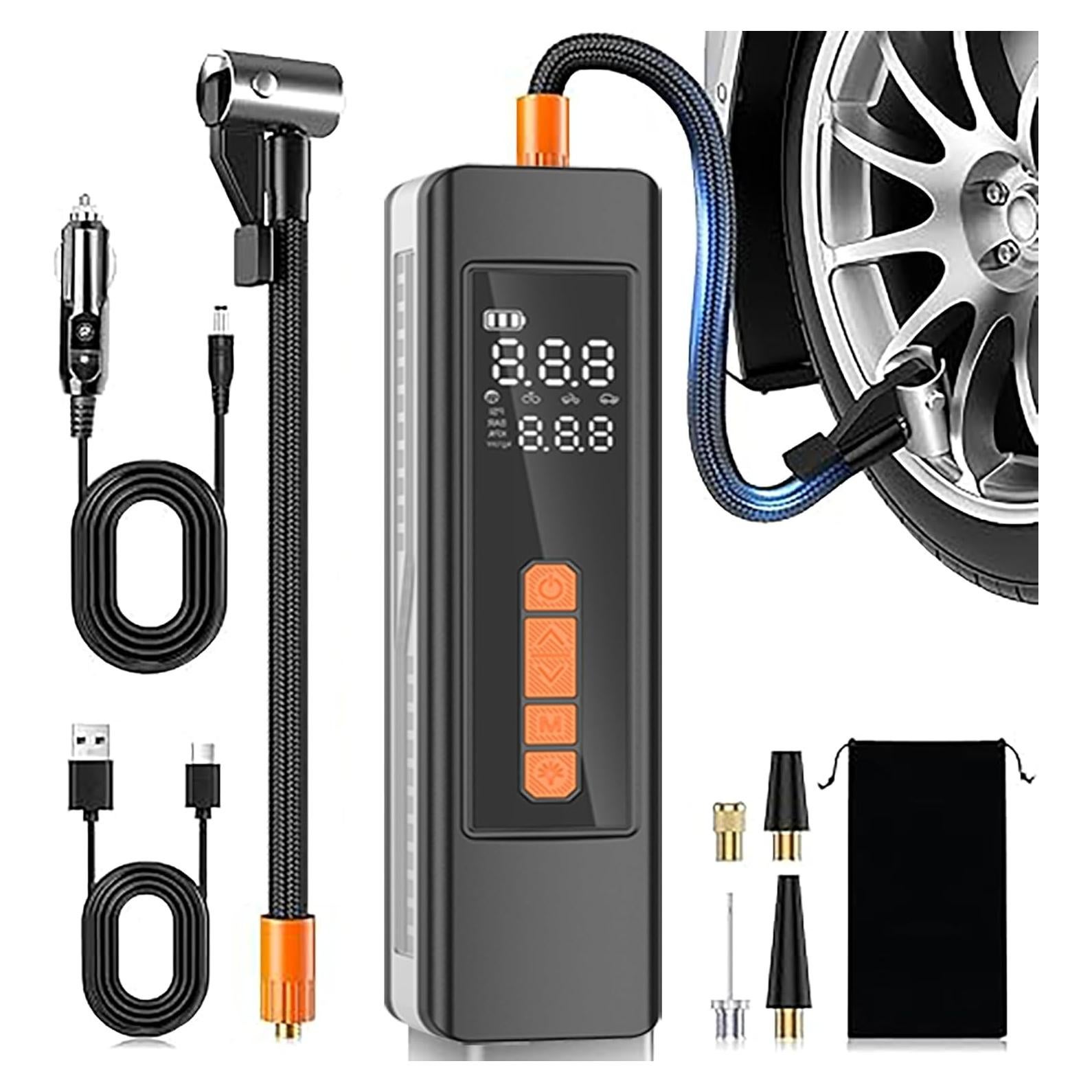 Compresor de Aire Portátil MUMAPI P126 150 PSI con Luz LED