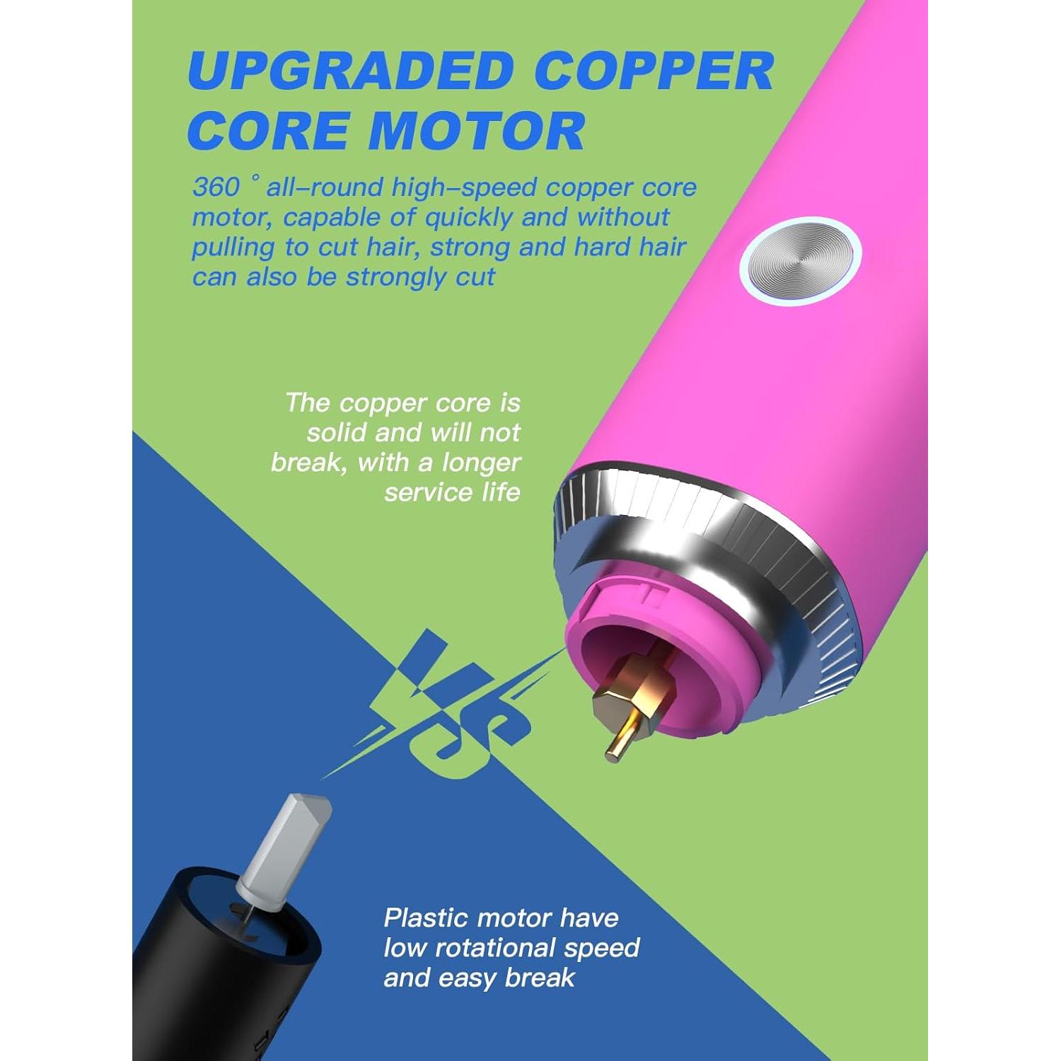 Recortador de Vello Nasal y Oído TXWDFHL Recargable IPX7