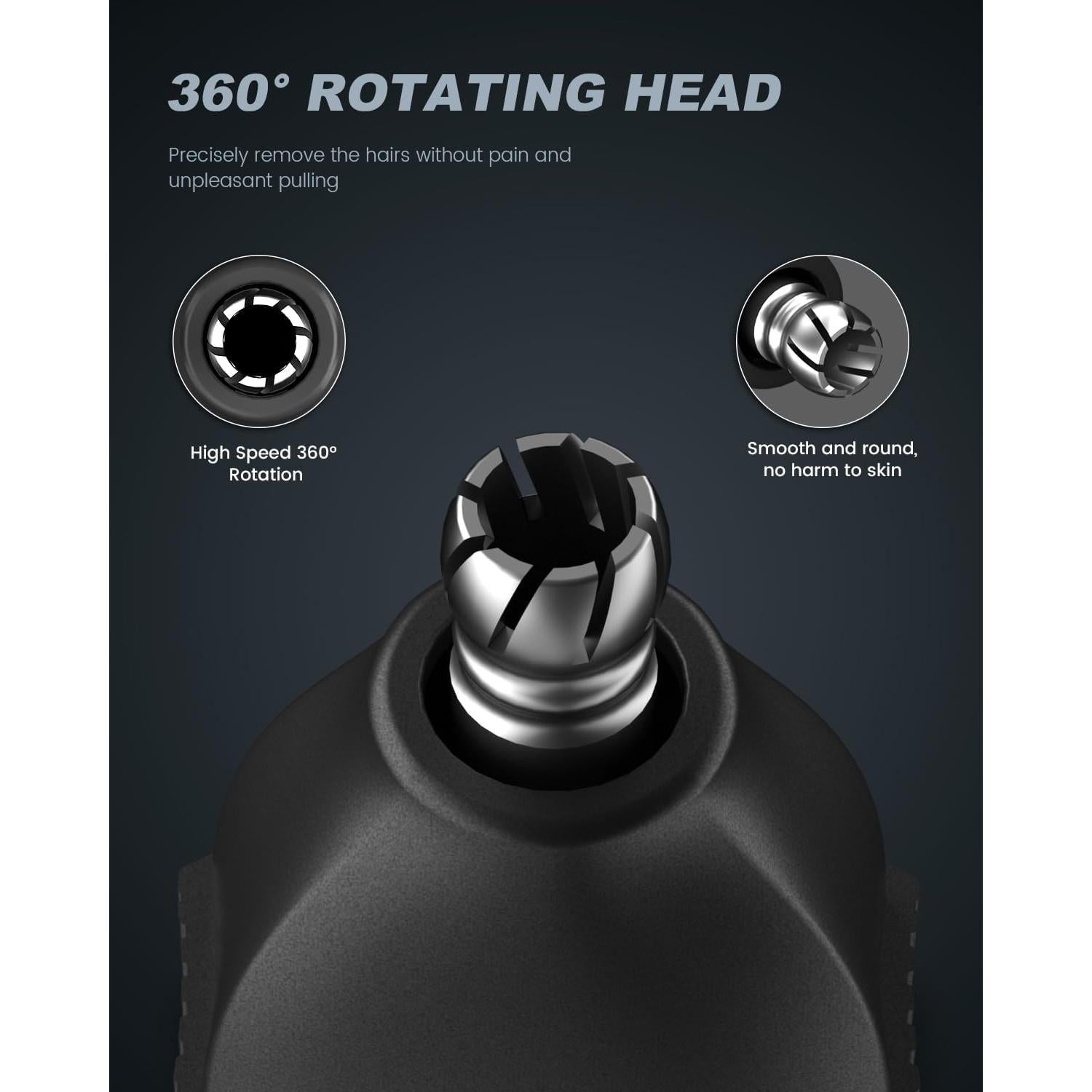 Recortador de Vello Nasal Ginity Recargable IPX7 2024