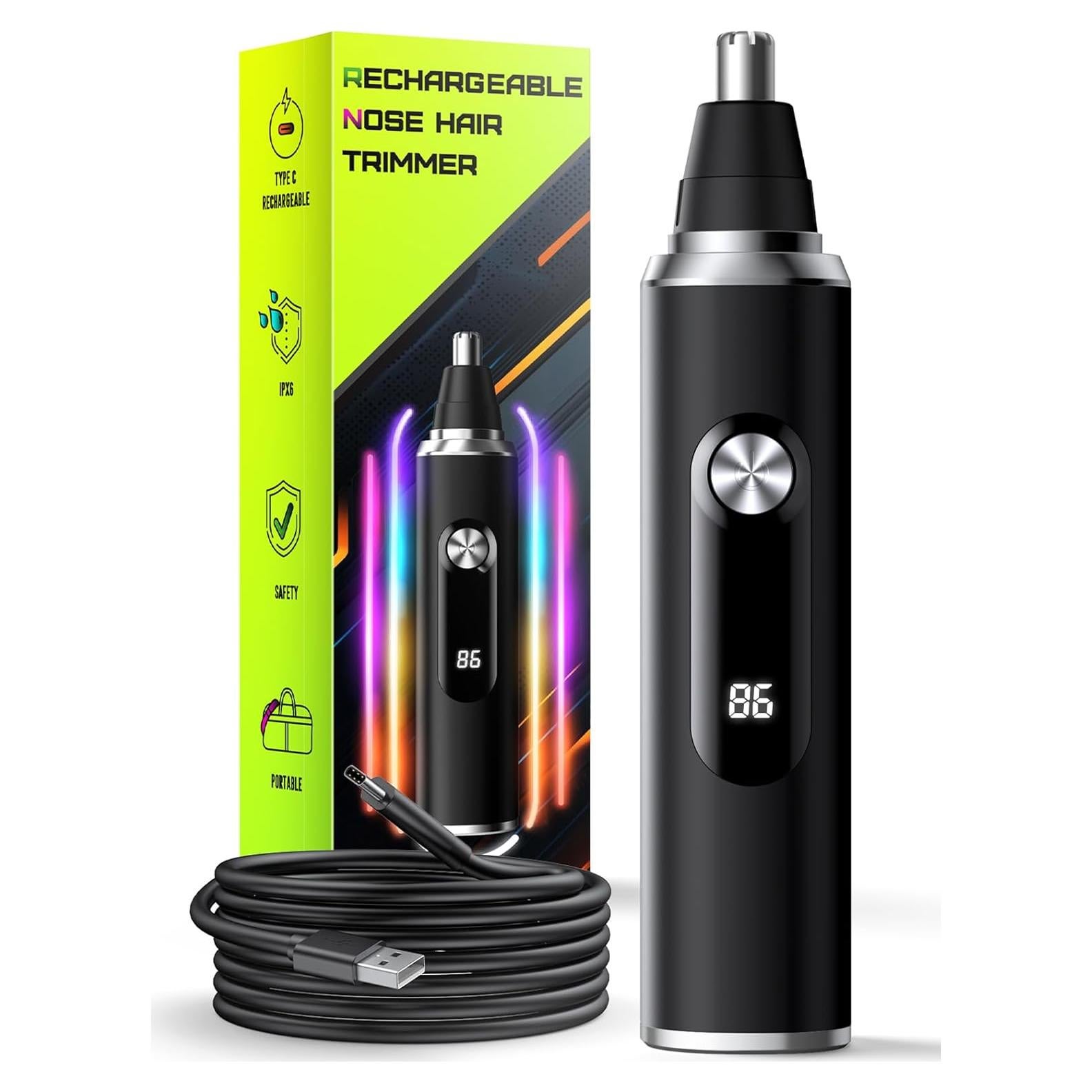 Recortador de Vello Nasal Recargable USB NINGBOTIAN TC-021