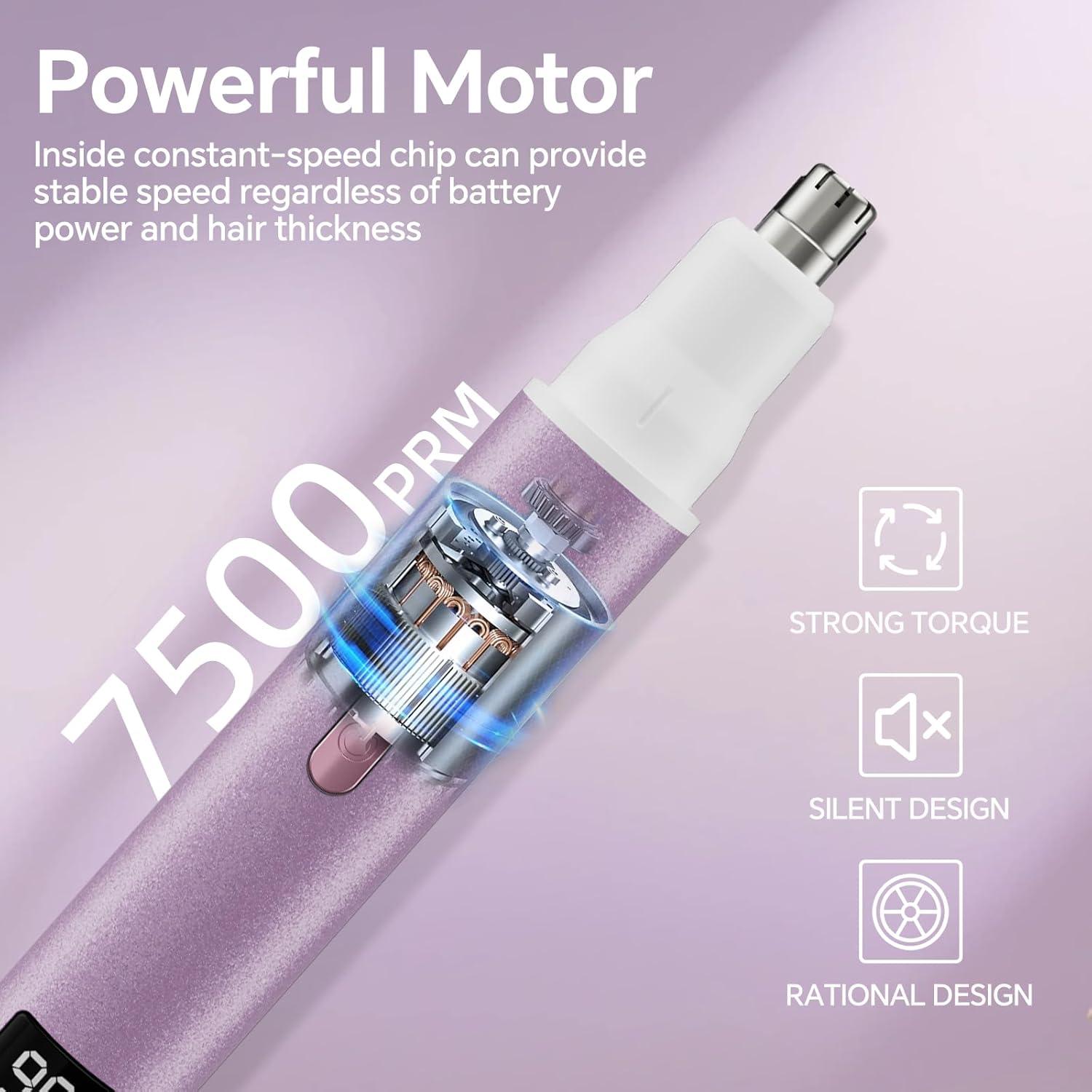 Recortador de Vello Facial Eléctrico KR 4 en 1 USB-C Impermeable