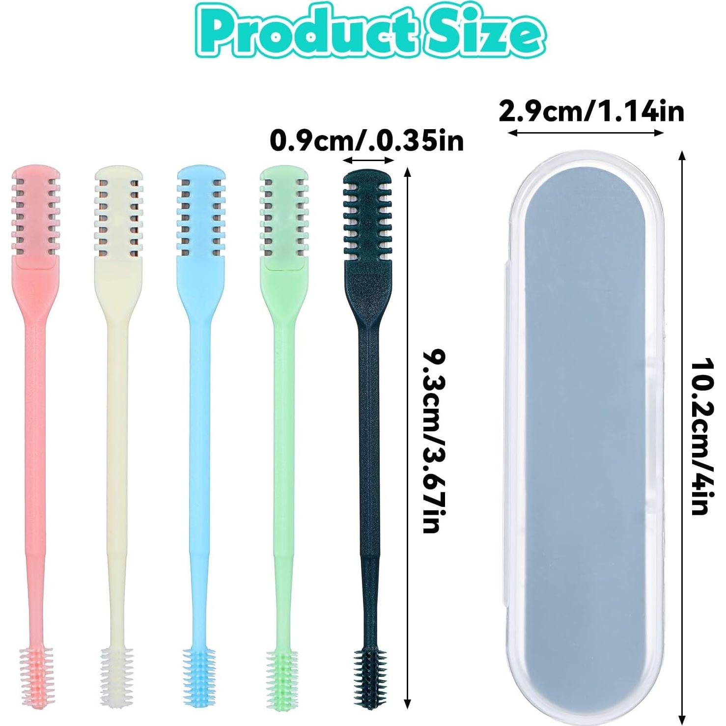 Cortador de Vello Nasal Manual Classicseali 5PCS Doble Lado