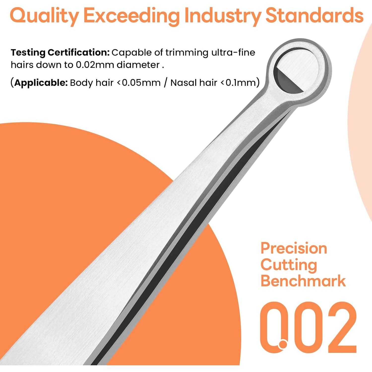 Recortador de Vello Nasal THRAU Acero Inoxidable 9.3cm