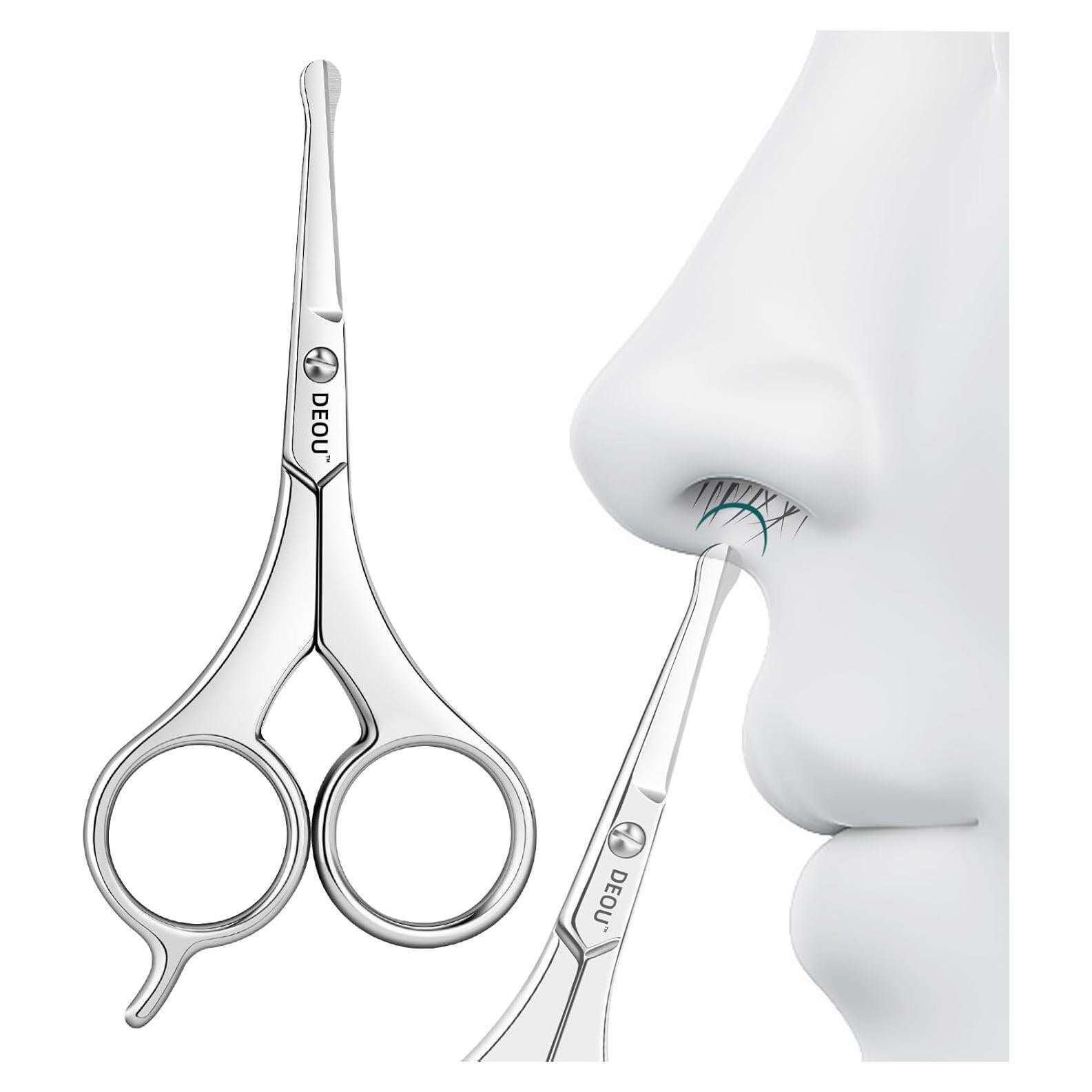 Recortador de Vello Nasal DEOU D-2026 Acero Inoxidable