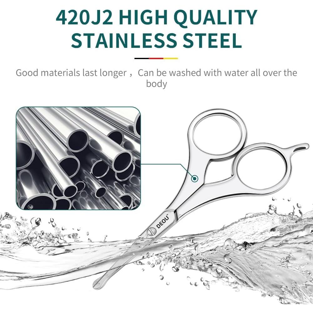 Recortador de Vello Nasal DEOU D-2026 Acero Inoxidable