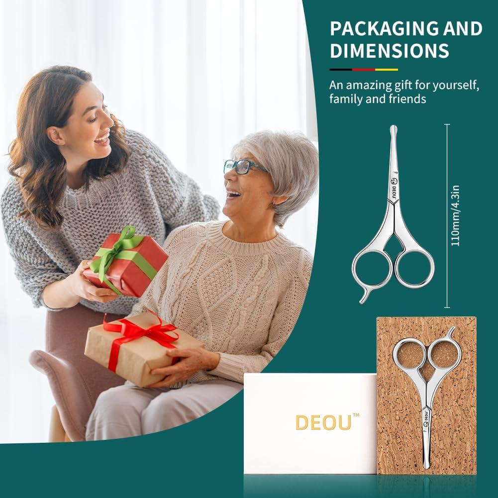 Recortador de Vello Nasal DEOU D-2026 Acero Inoxidable