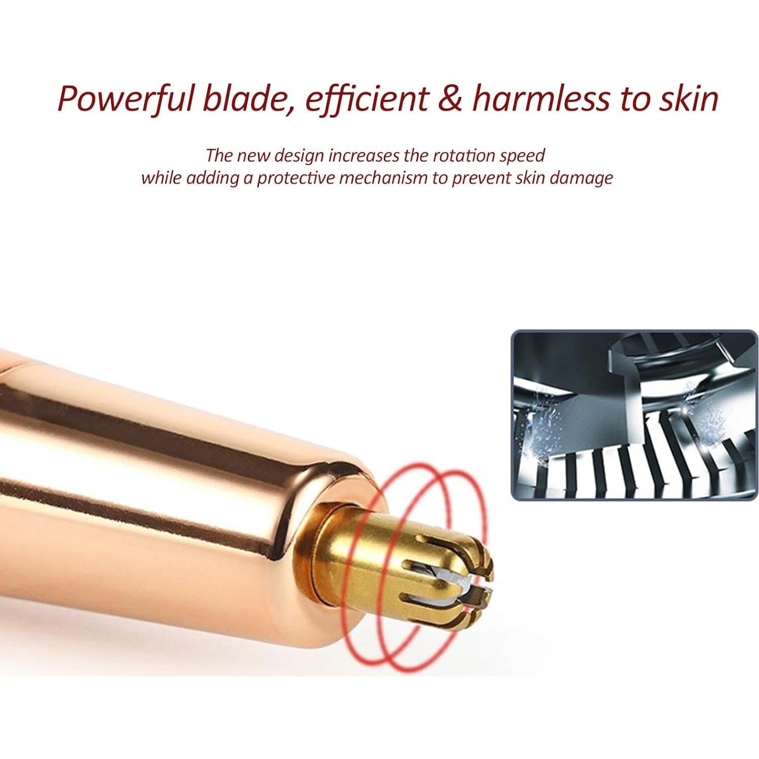 Removedor de Vello Facial Eléctrico 4 en 1 Serfoxd