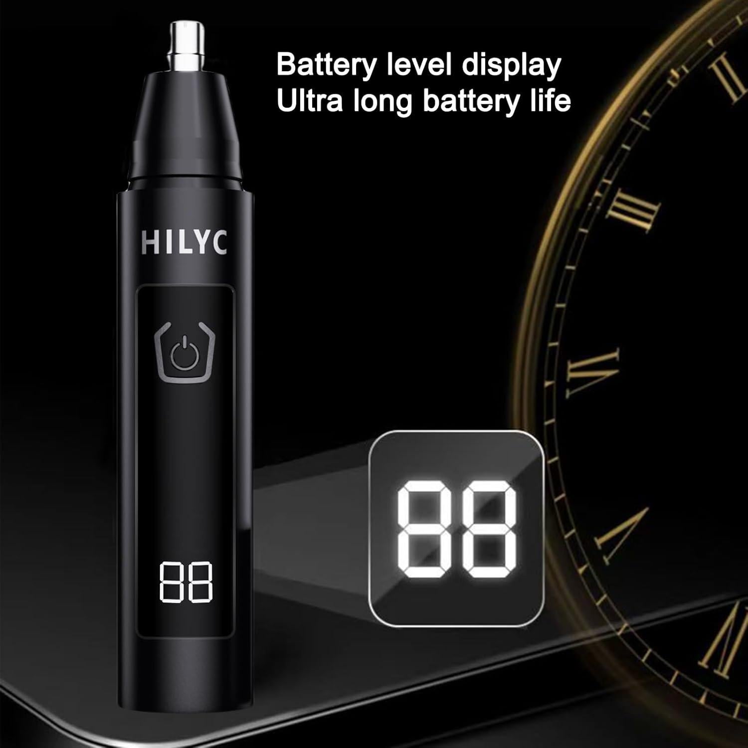 Recortador de Vello Nasal Hilyc H1 LED Recargable IPX7