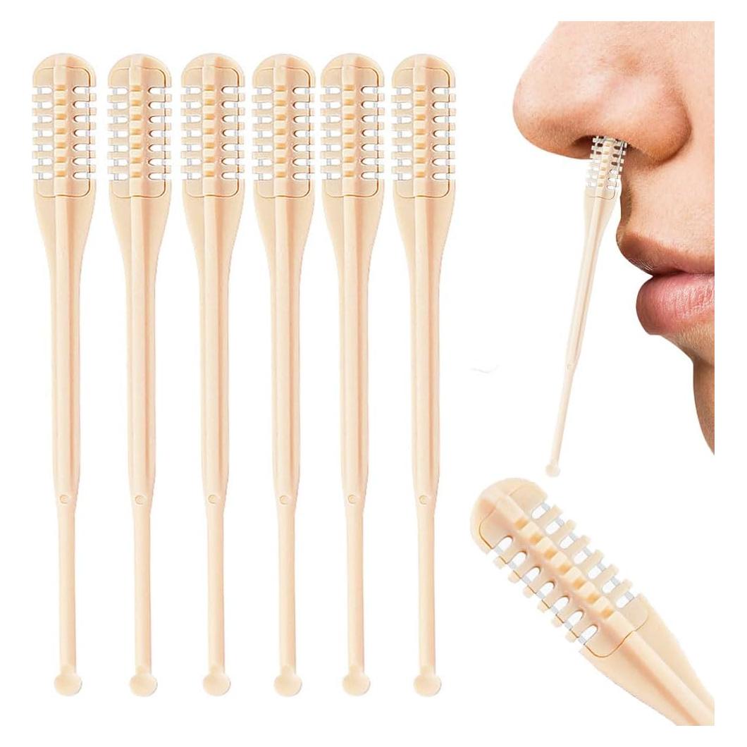 Cortador de Vello Nasal Manual Poouty 2 en 1 Portátil