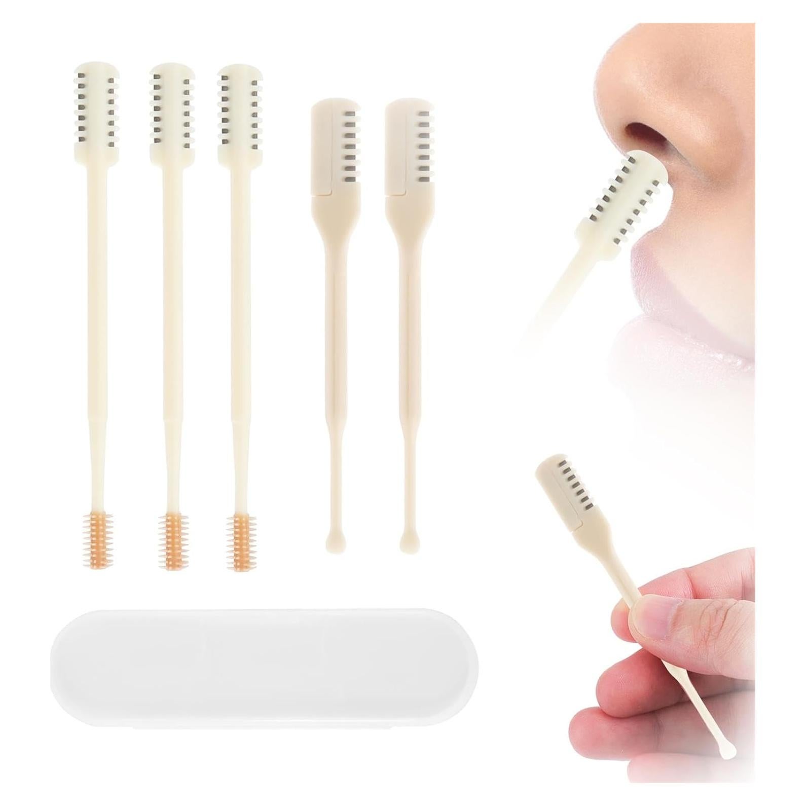 5 Recortadores de Vello Nasal 2 en 1 Gosknor - Blanco