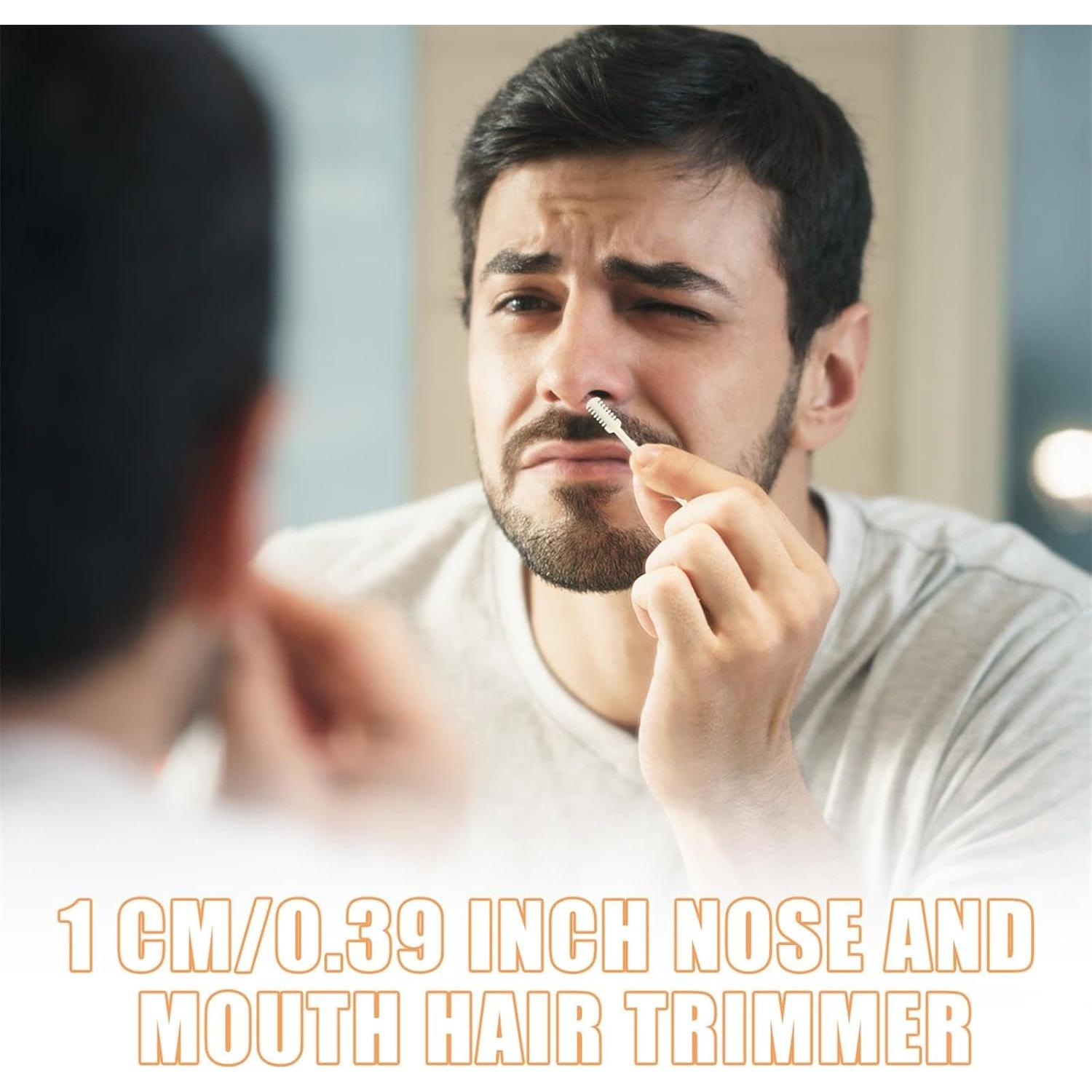 5 Recortadores de Vello Nasal 2 en 1 Gosknor - Blanco