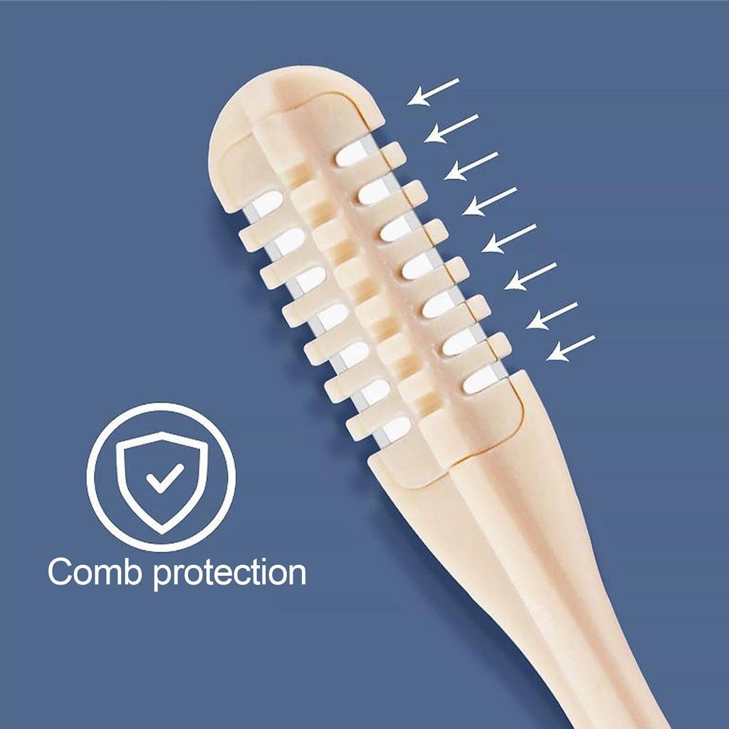 Nose Hair Cutter for Women Men, 360° Rotating Nasal Hair Clippers - Washable Reusable Portable Nose Trimmer Tool