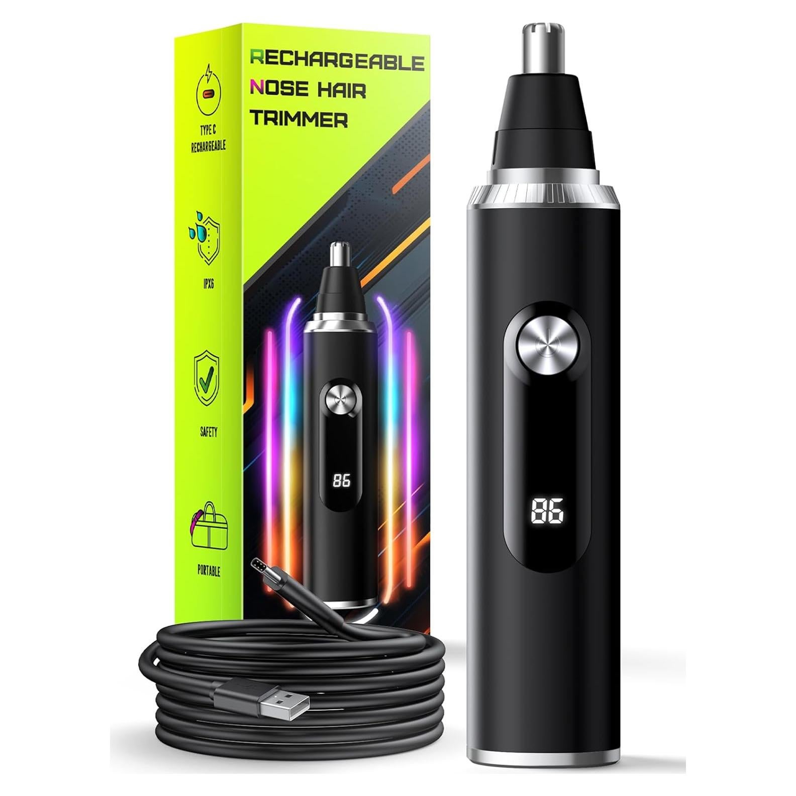 Recortador de Vello Nasal Recargable USB NINGBOTIAN TC-021