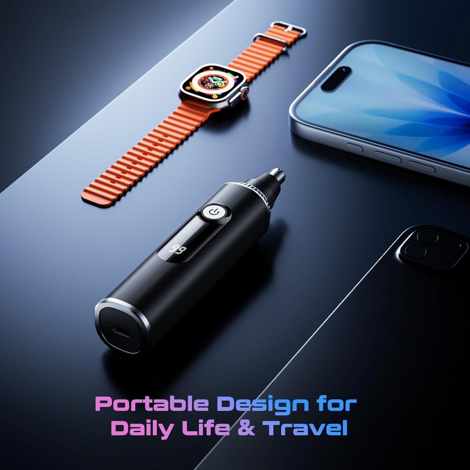 Recortador de Vello Nasal Recargable USB NINGBOTIAN TC-021