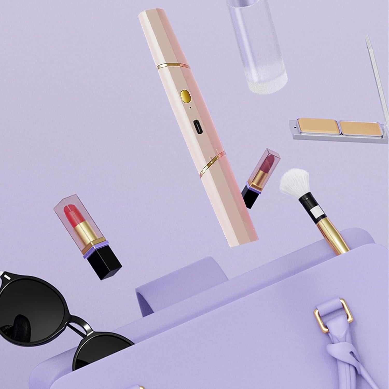 Recortador de Vello Nasal y Cejas XYOUWEI 2 en 1 Rosa