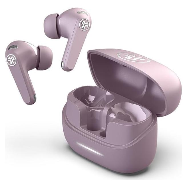Auriculares Inalámbricos JLab JBuds Pods ANC Malva - 56h Batería
