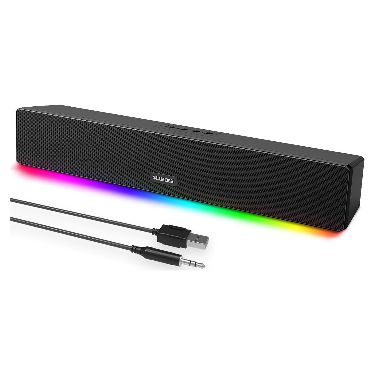 Barra de Sonido Bluetooth Bluedee BD-SK200 24W con Aux