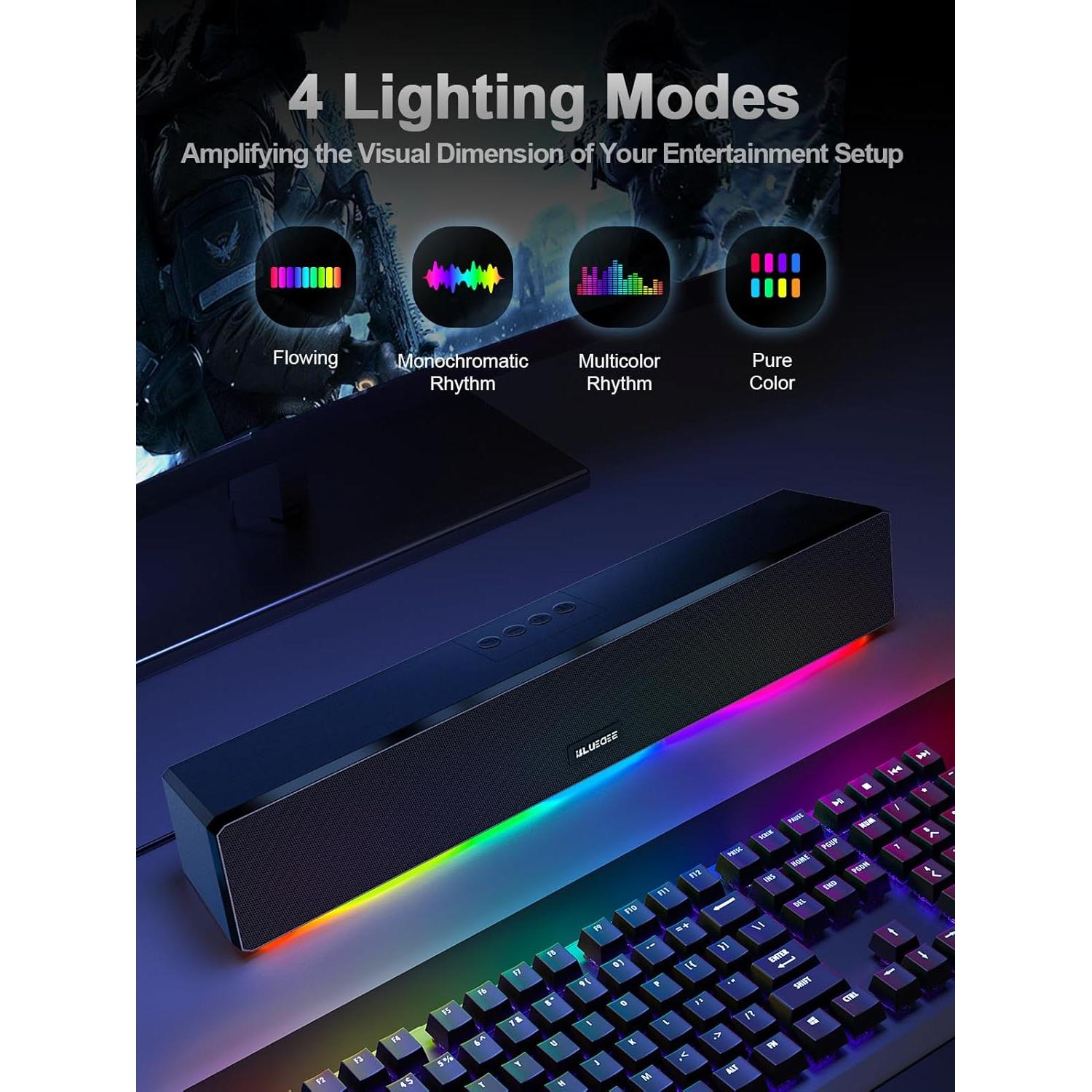 Barra de Sonido Bluetooth Bluedee BD-SK200 24W con Aux