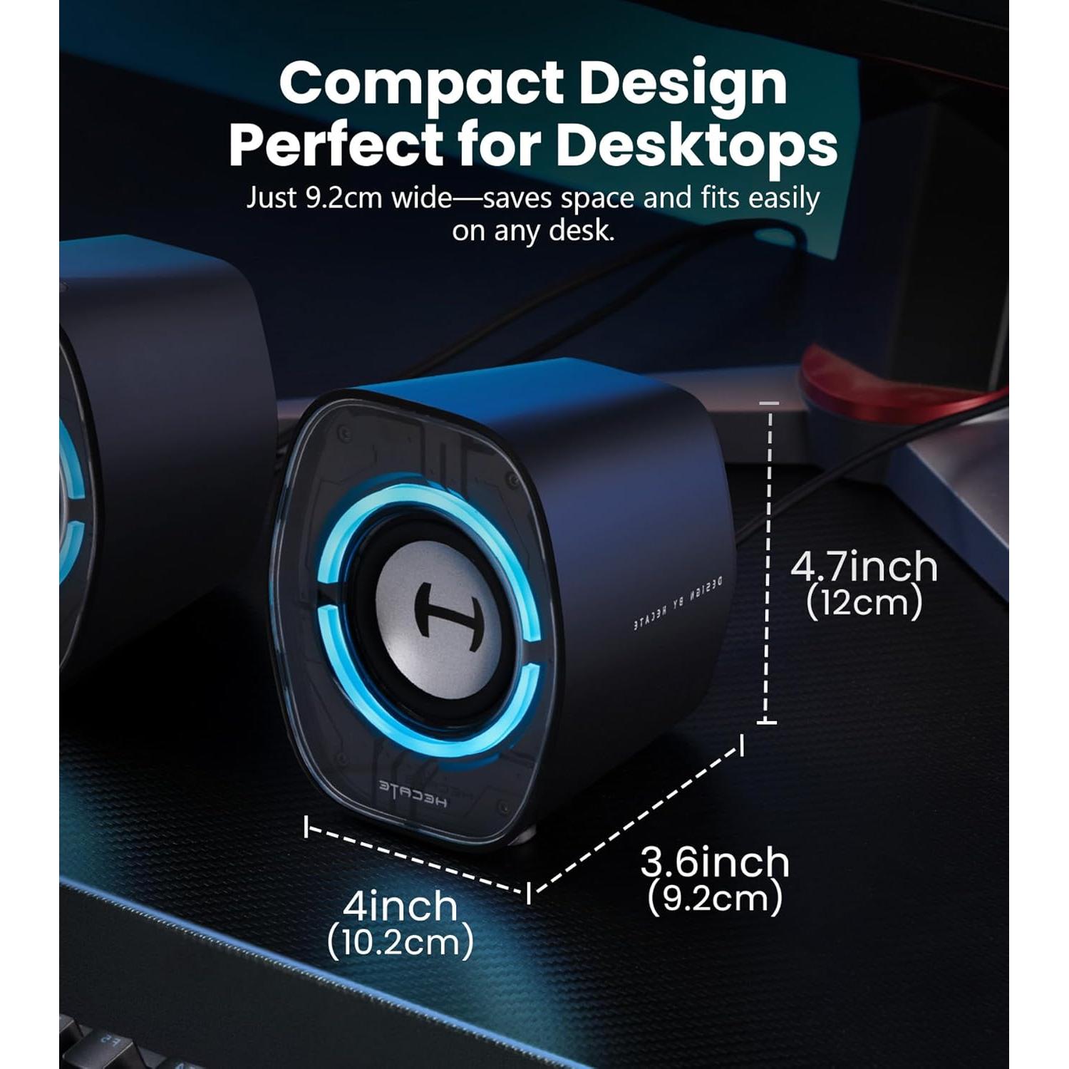 Altavoces Edifier G1000 II 2.5" Multimedia Bluetooth RGB - Negro