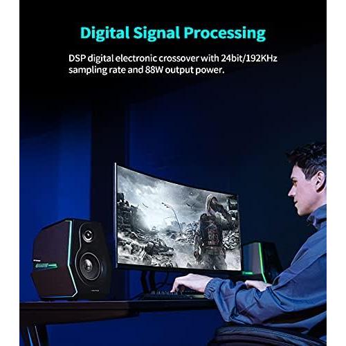 Altavoces Edifier G5000 Inalámbricos 88W RGB para PC/PS4/TV