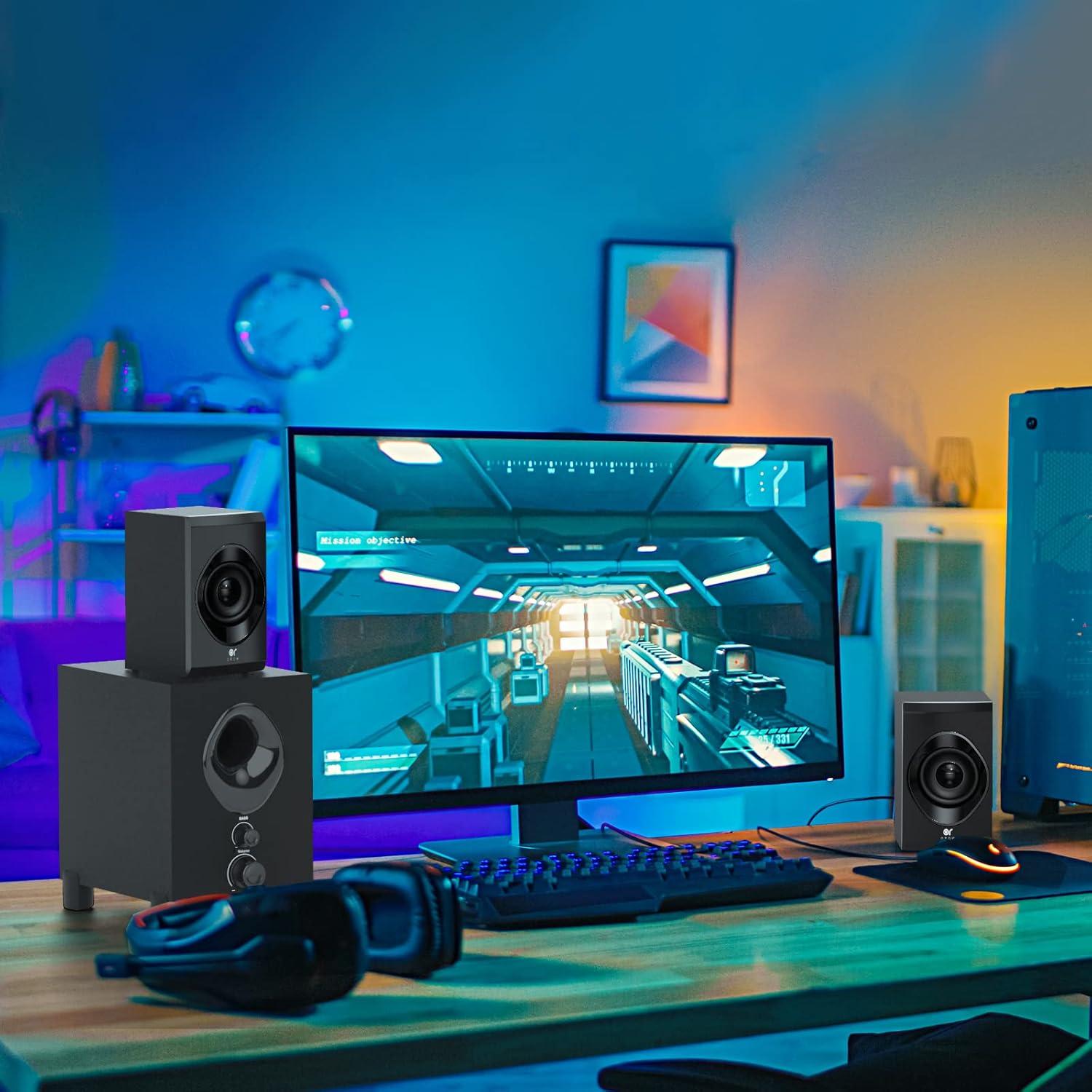 Altavoces Bluetooth 2.1 OROW S213 con Subwoofer 18W