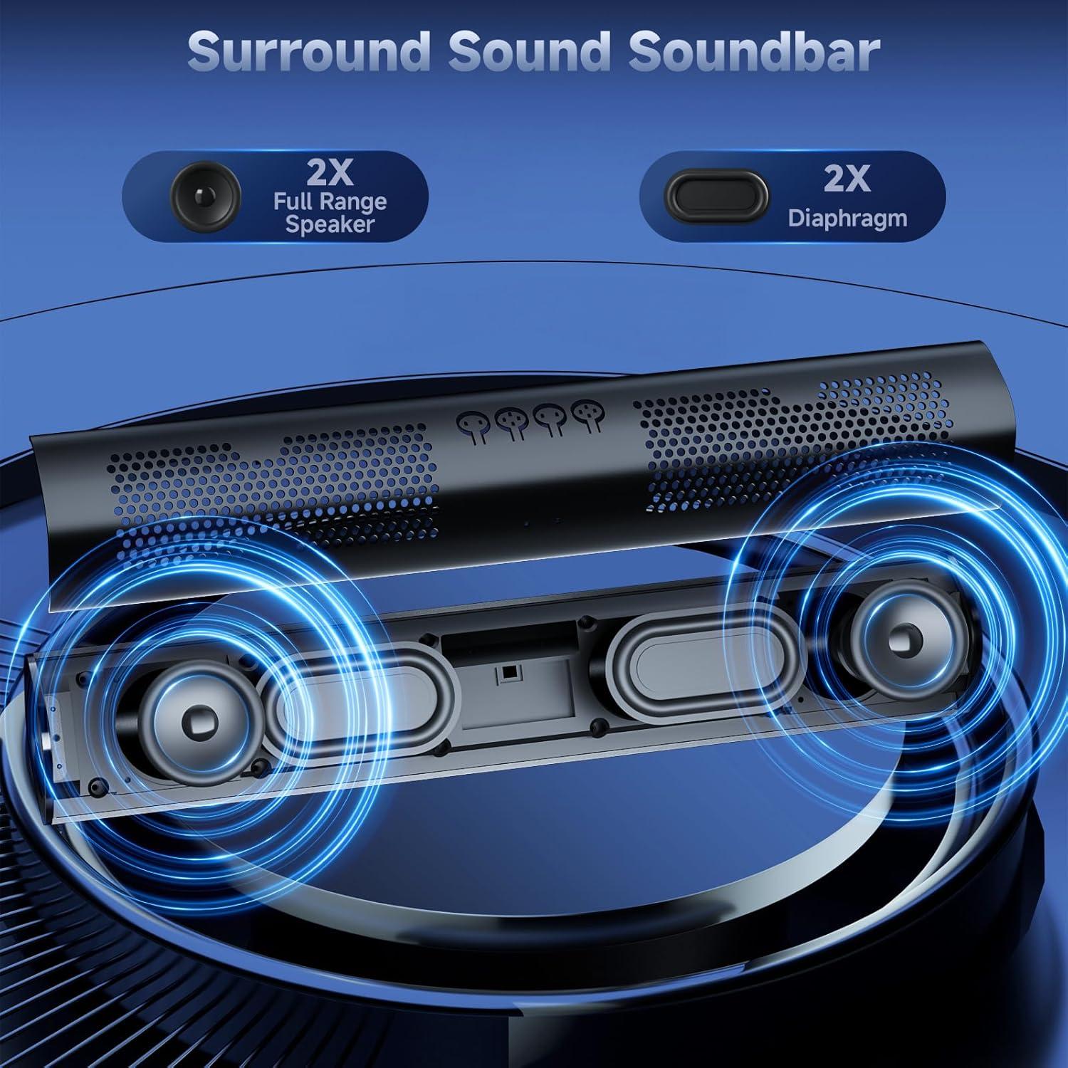 Altavoces de computadora Soulion R100 Plus Bluetooth 2.5"
