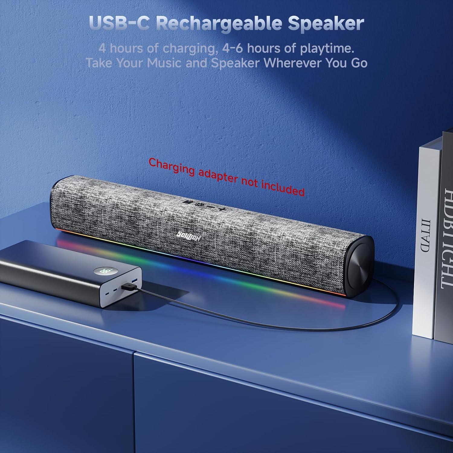 Altavoces de computadora Soulion R100 Plus Bluetooth 2.5"