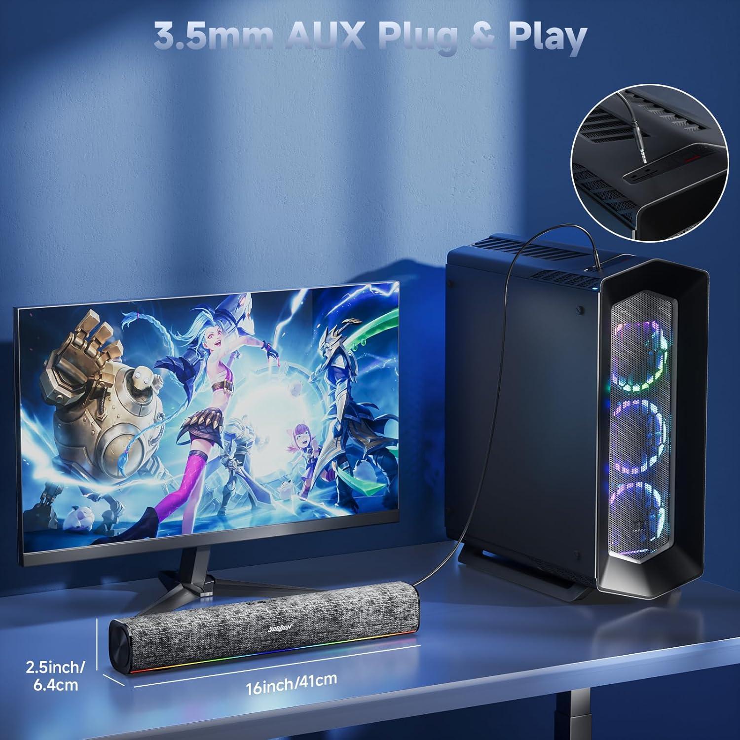 Altavoces de computadora Soulion R100 Plus Bluetooth 2.5"