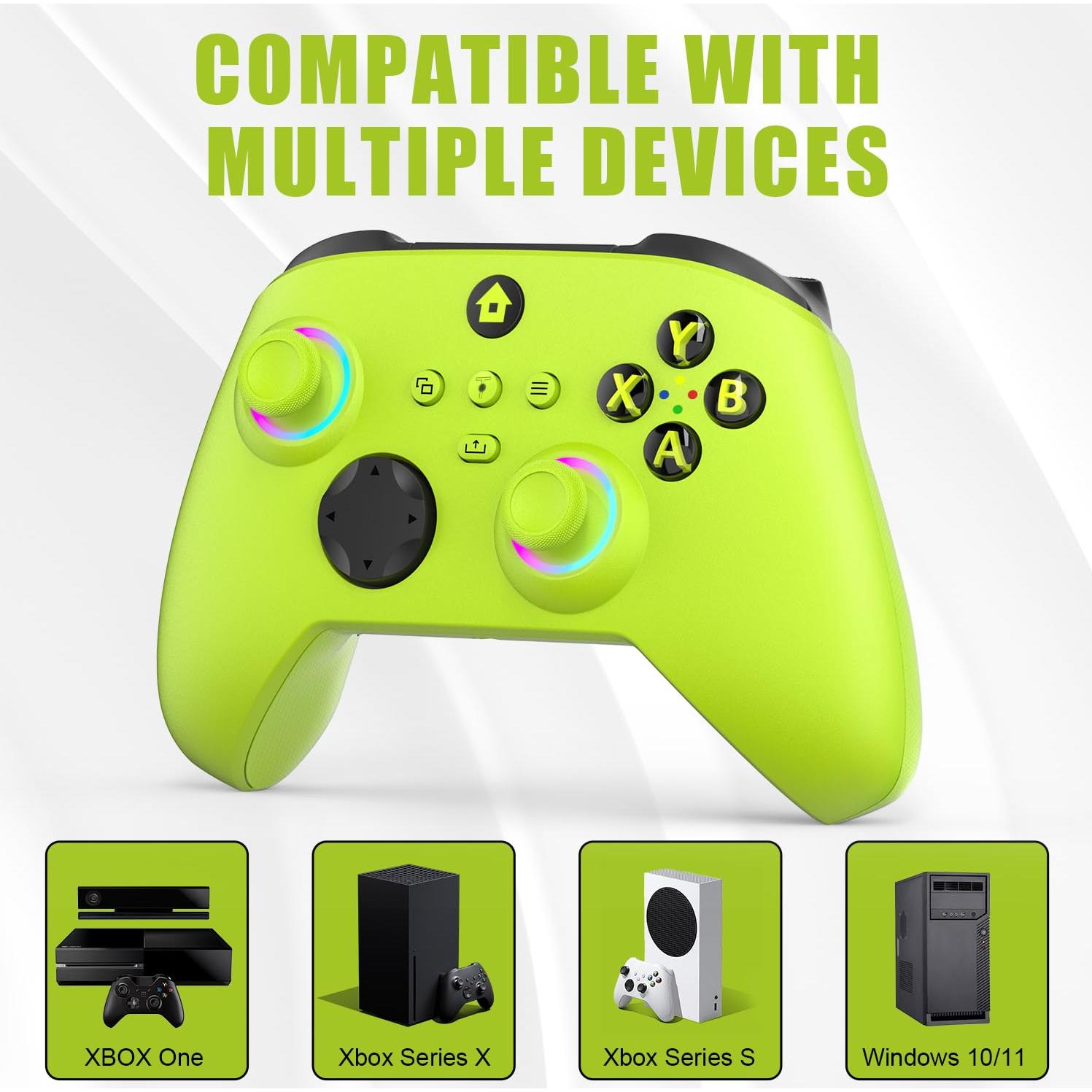 Controlador Inalámbrico W&O para Xbox One y PC con RGB