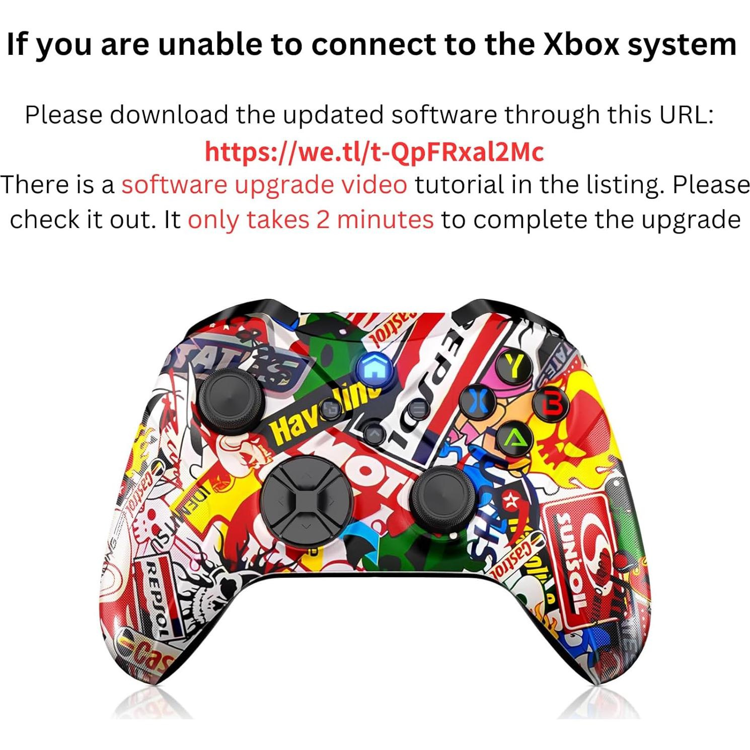 Controlador Inalámbrico Gamrombo para Xbox y PC con Turbo