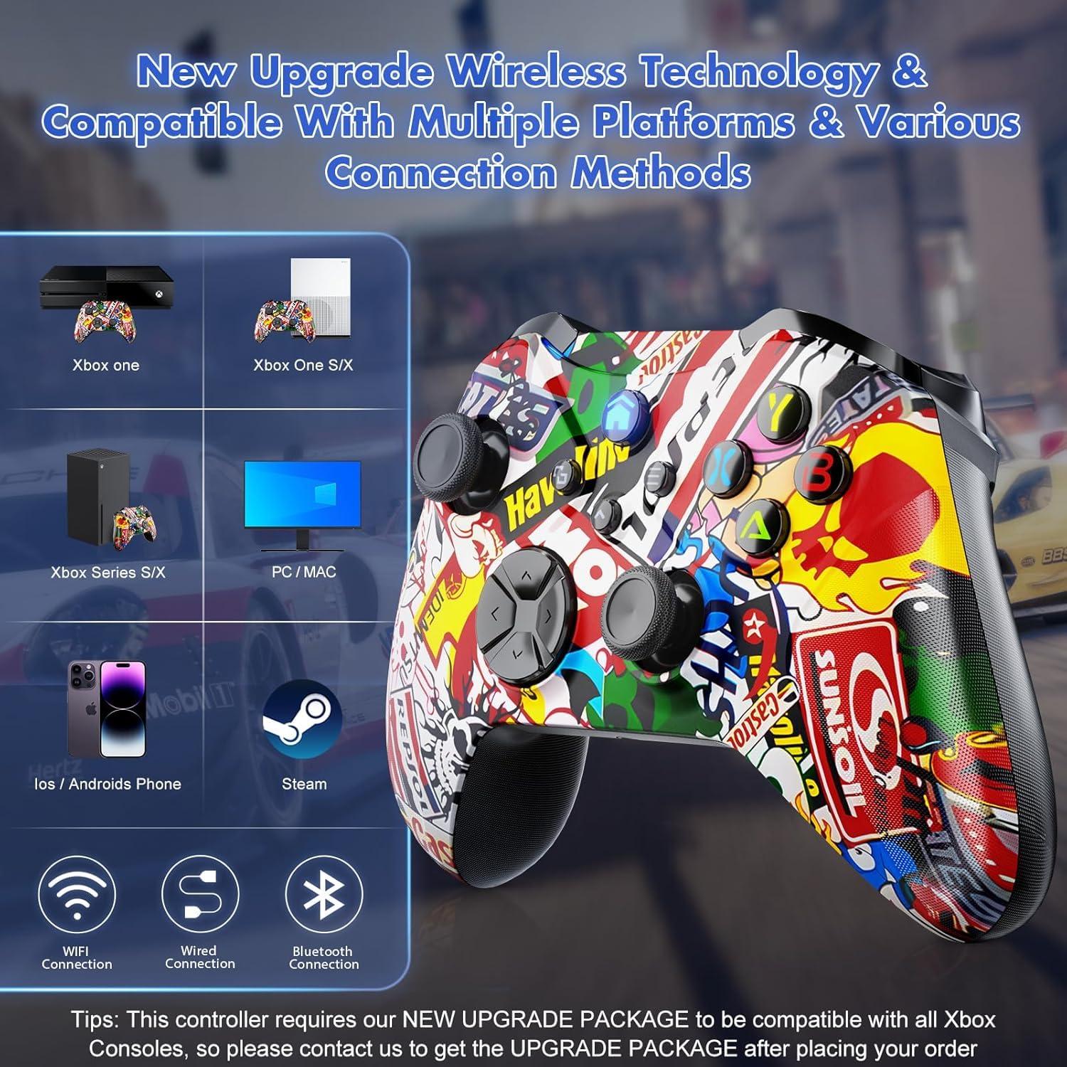 Controlador Inalámbrico Gamrombo para Xbox y PC con Turbo