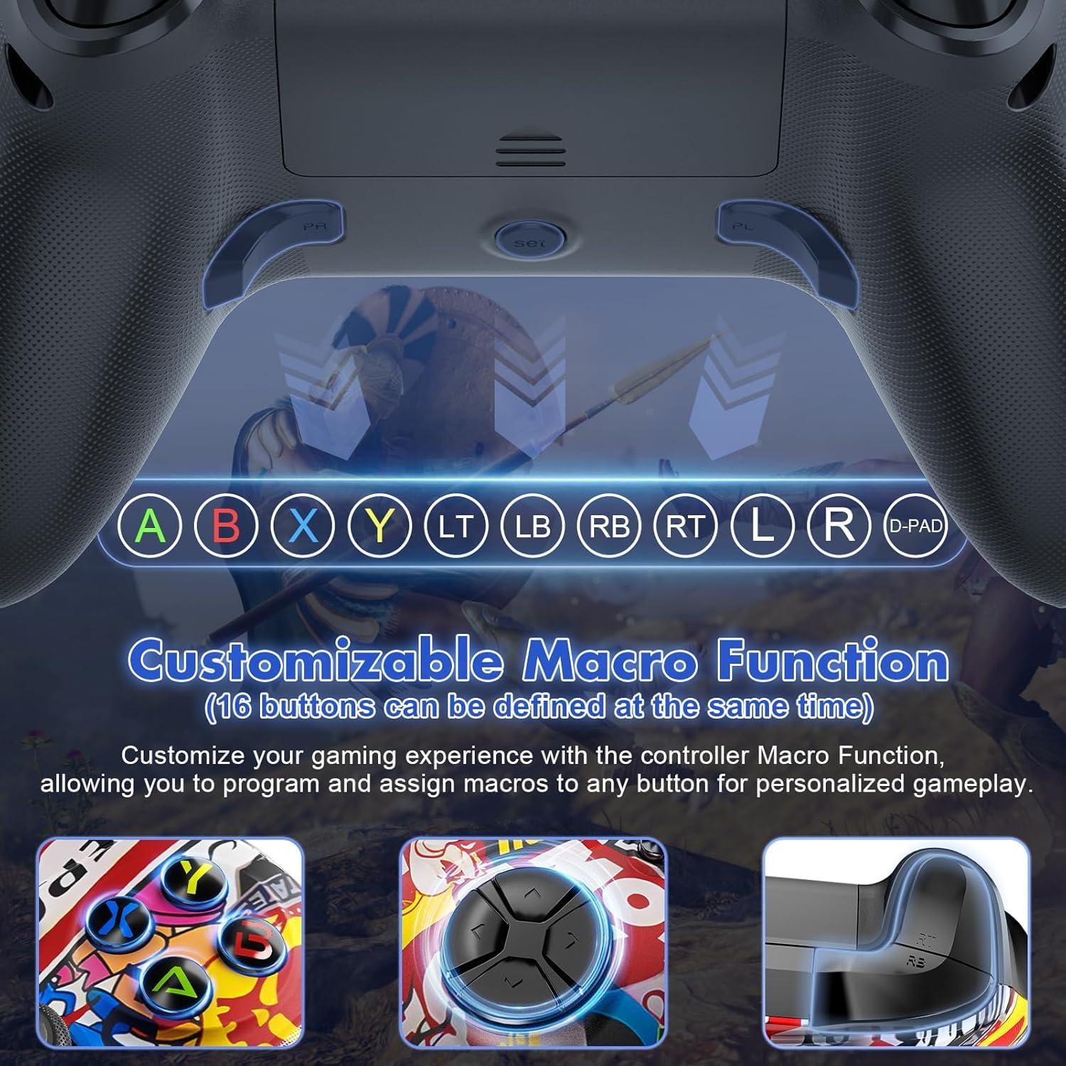 Controlador Inalámbrico Gamrombo para Xbox y PC con Turbo