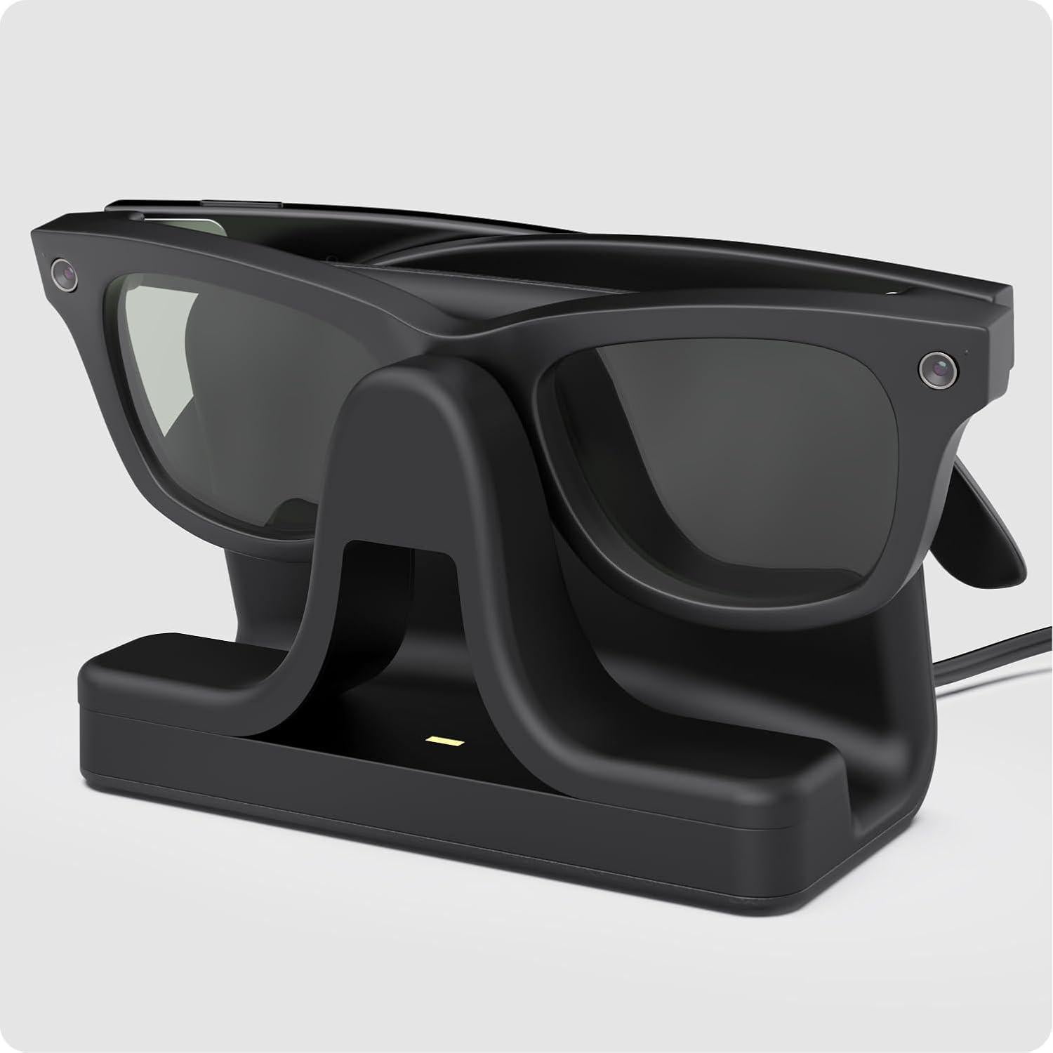 Soporte de Carga TUSITA para Gafas Inteligentes Ray-Ban Meta - Negro