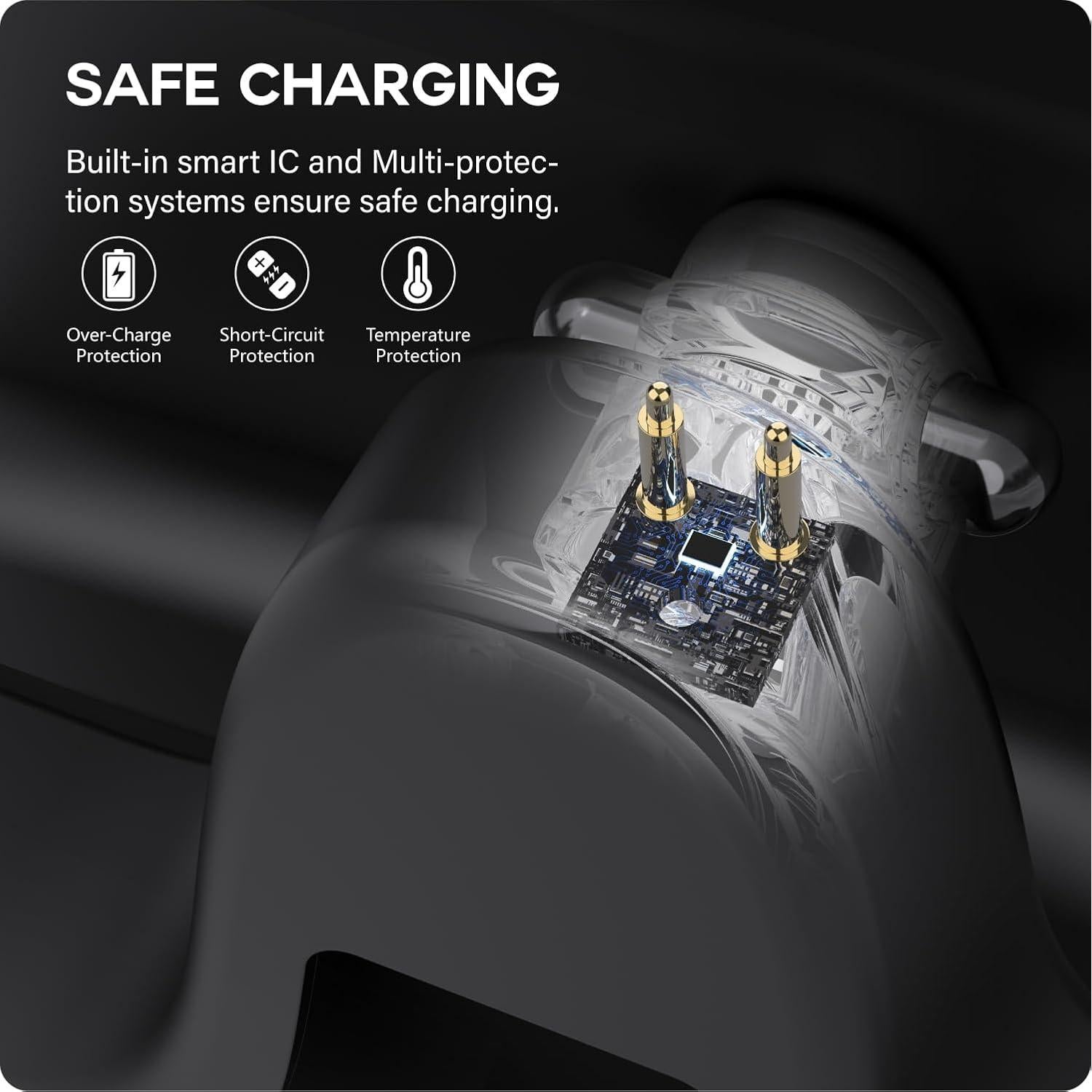 Soporte de Carga TUSITA para Gafas Inteligentes Ray-Ban Meta - Negro