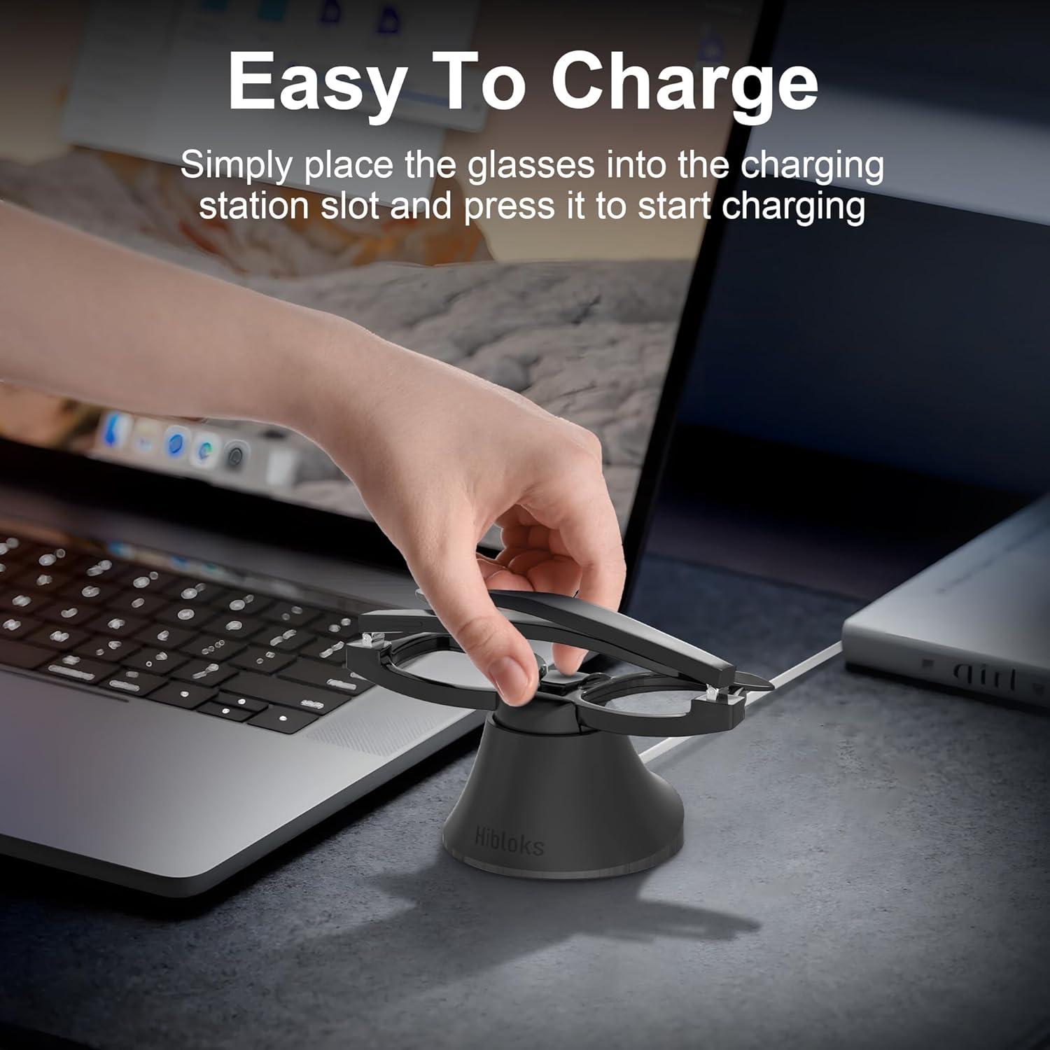 Estación de Carga Magnética Ray-Ban Meta Wayfarer y Skyler