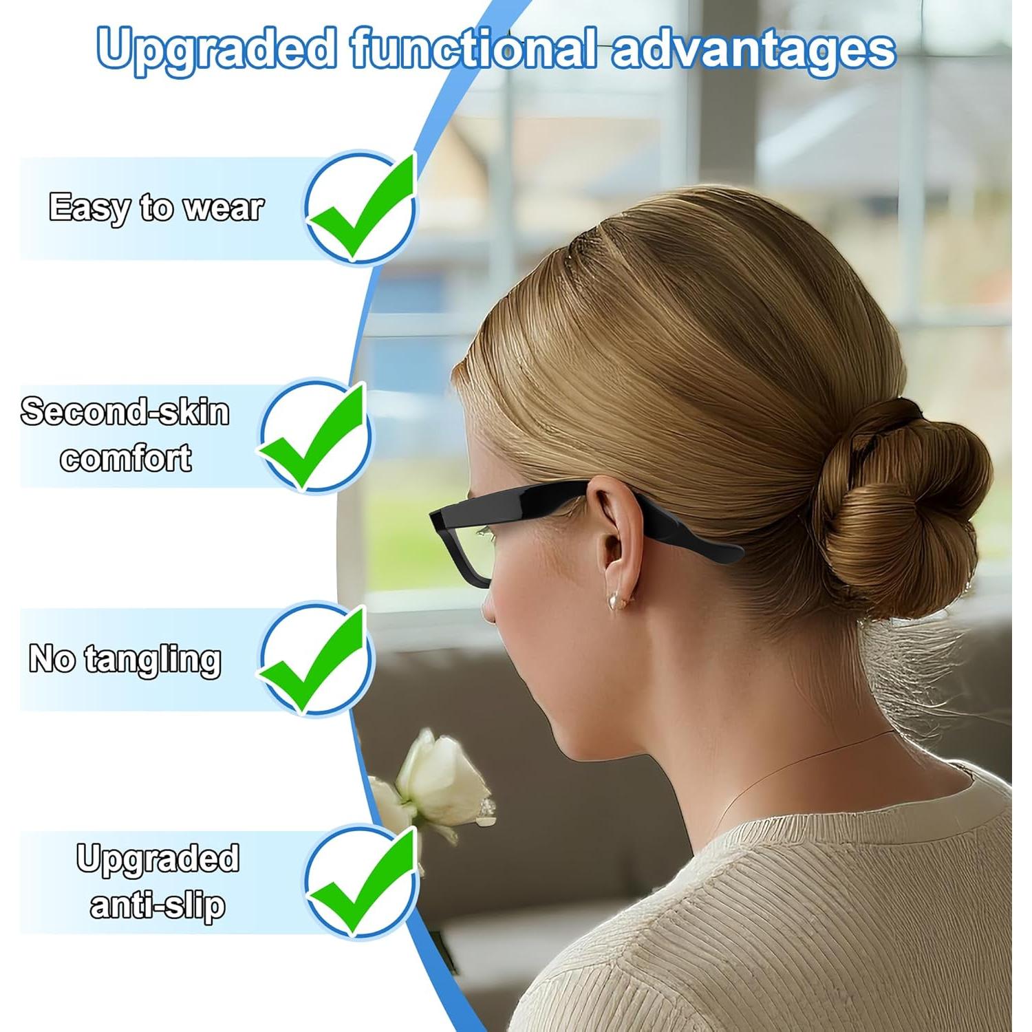 Cojín Antideslizante para Orejas HiBloks para Ray-Ban Meta Gen 2