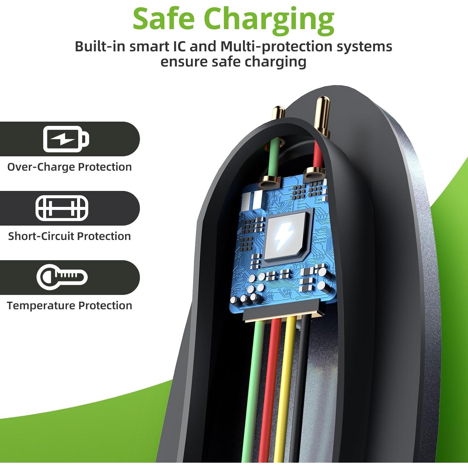 Base de Carga Inalámbrica Ray-Ban Meta, Soporte Portátil Gris