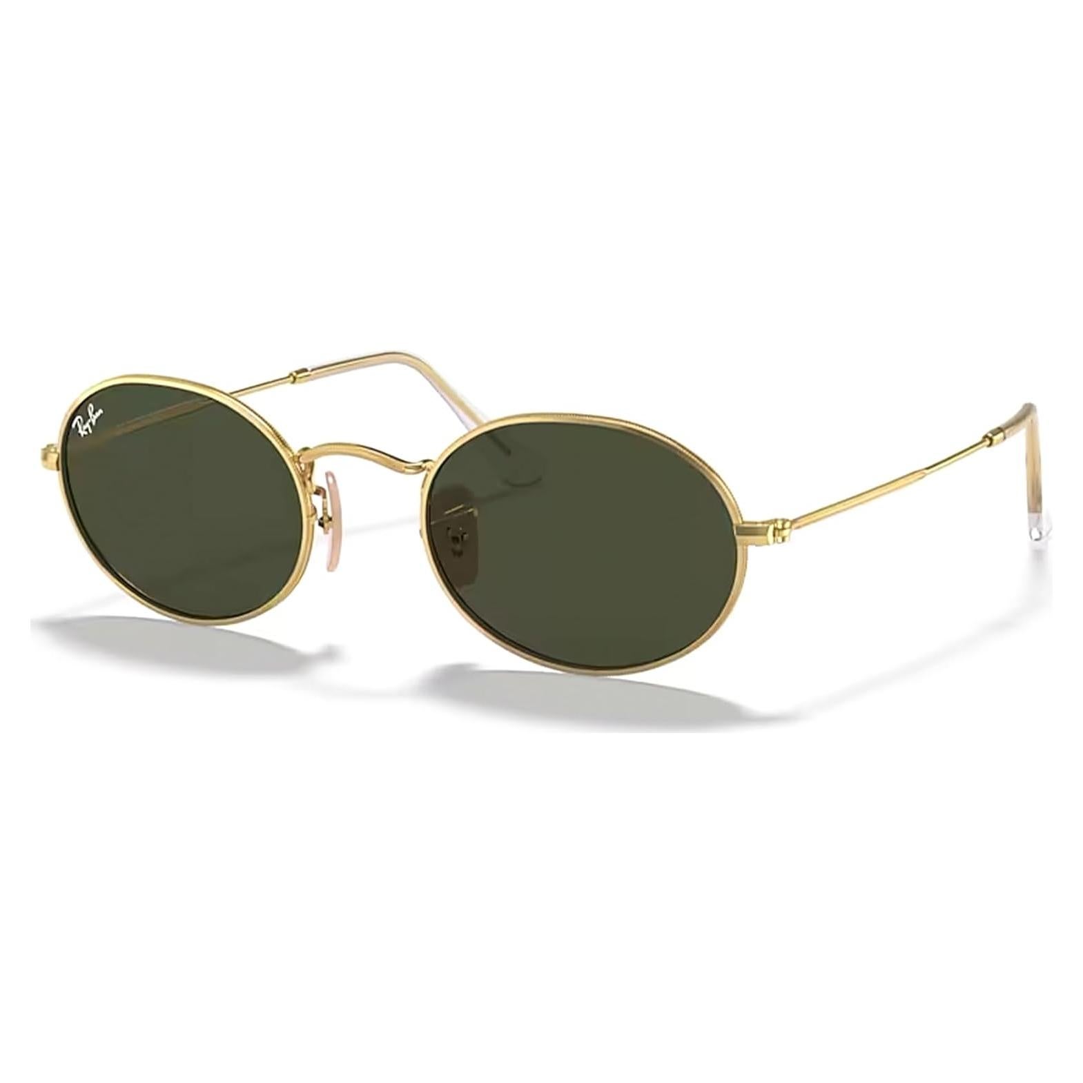 Gafas de sol Ray-Ban RB3547 Oval Metal Dorado Verde G-15