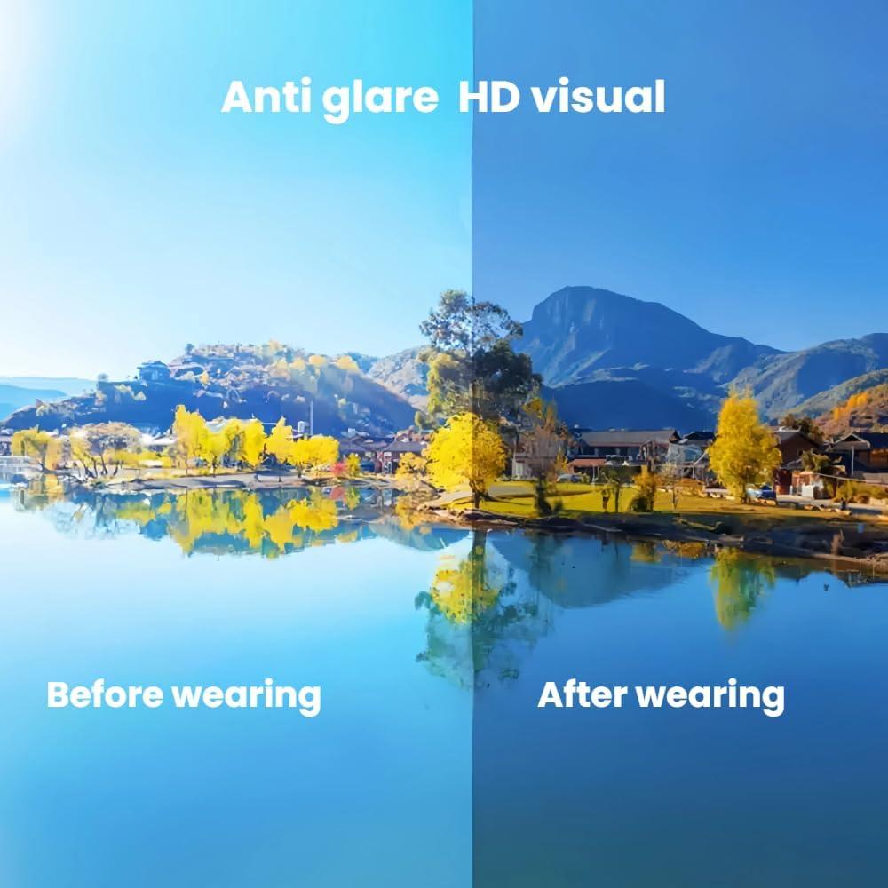 Lentes de Reemplazo Harlafou para Ray-Ban Meta RW4006 50mm