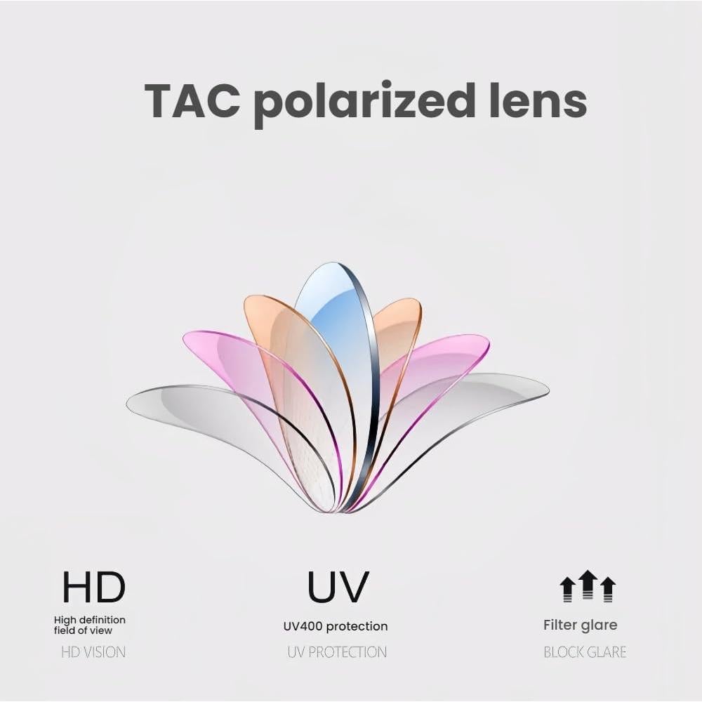 Lentes de Reemplazo Harlafou para Ray-Ban Meta RW4006 50mm