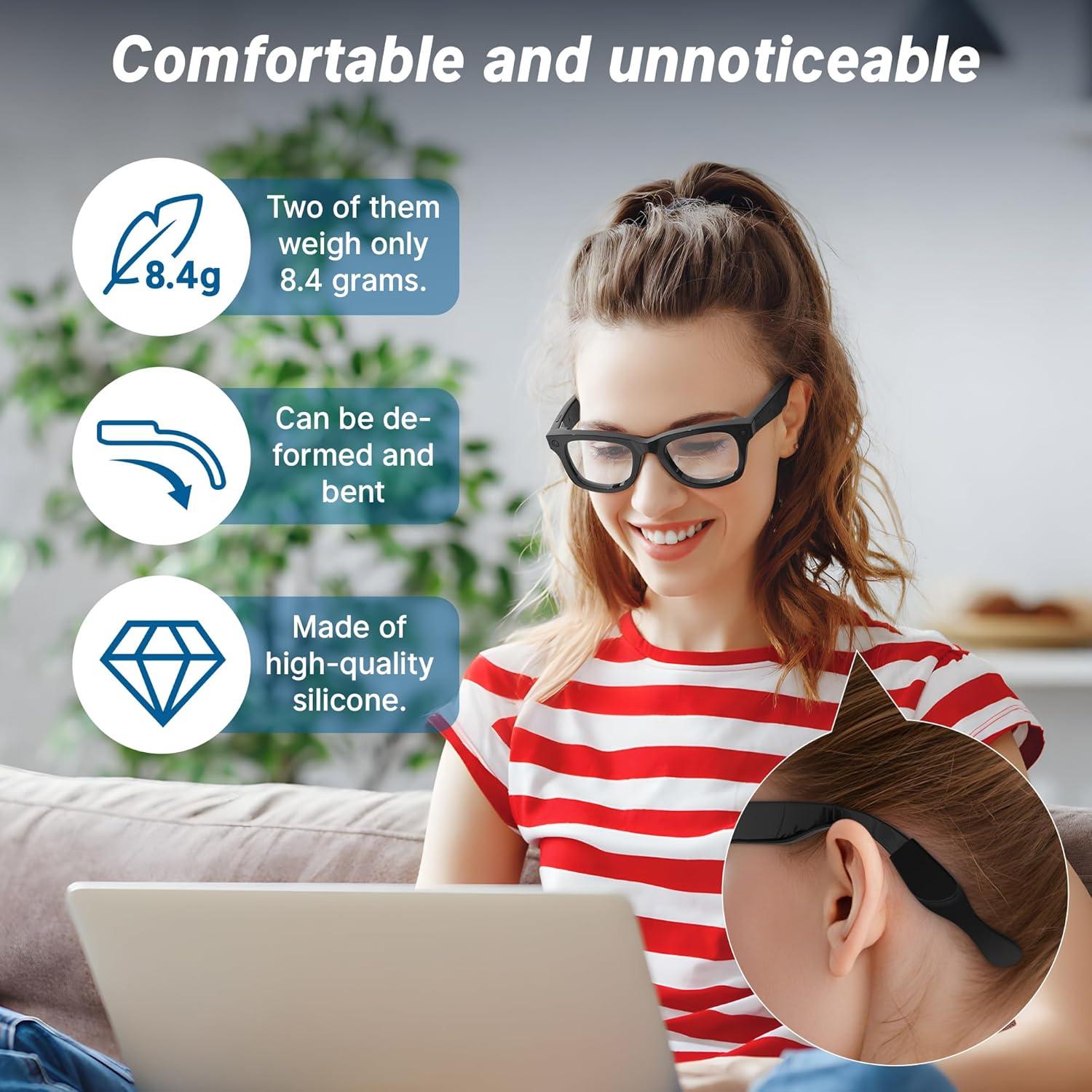 Soporte de oreja HiBloks para gafas Ray-Ban Meta Gen 2