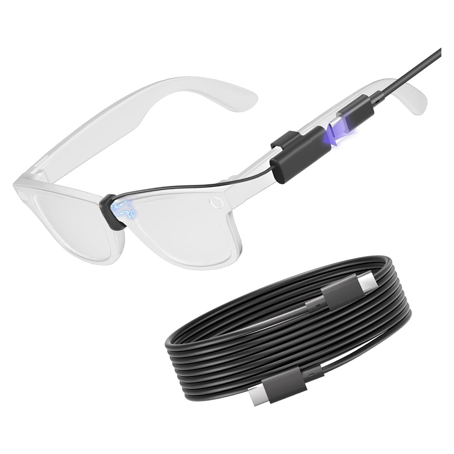 Cable de Carga para Gafas Inteligentes Ray-Ban y Oakley Meta