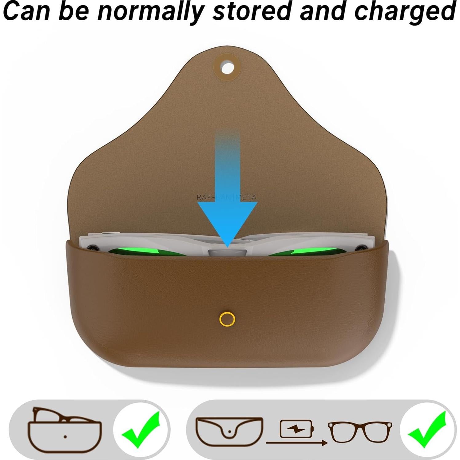 Clip-on Polarizado HiBloks para Ray-Ban Meta Skyler 4Pcs