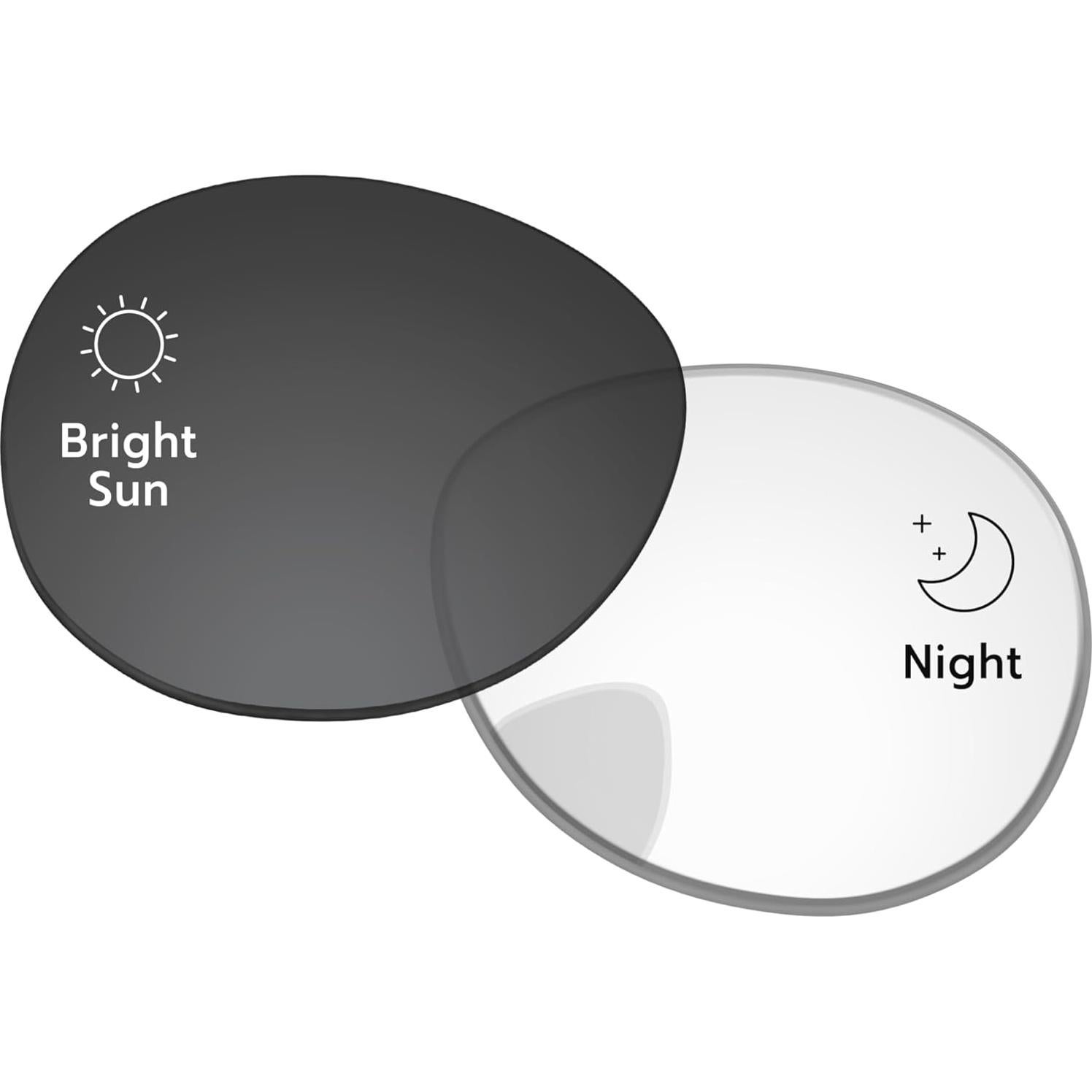 Lentes de Reemplazo PapaViva para Ray-Ban RW4009 50mm Foto-cromáticos