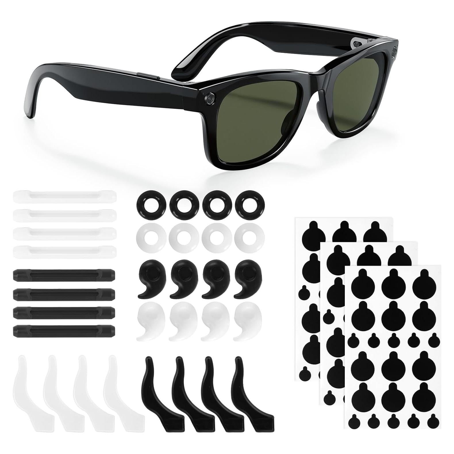 Sujetadores de Oído y Cubiertas de Cámara Ray Ban Meta - 16 Pares