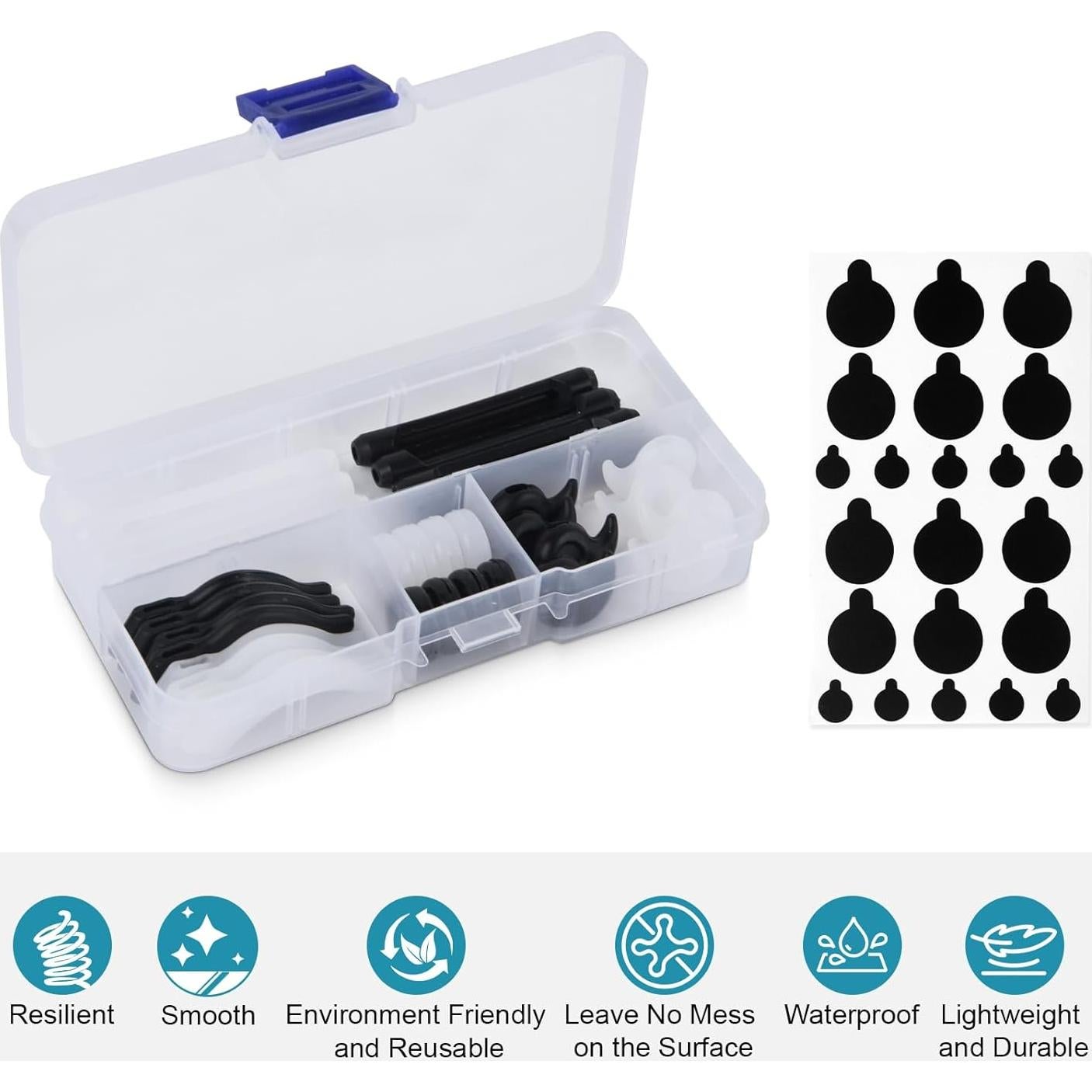 Sujetadores de Oído y Cubiertas de Cámara Ray Ban Meta - 16 Pares