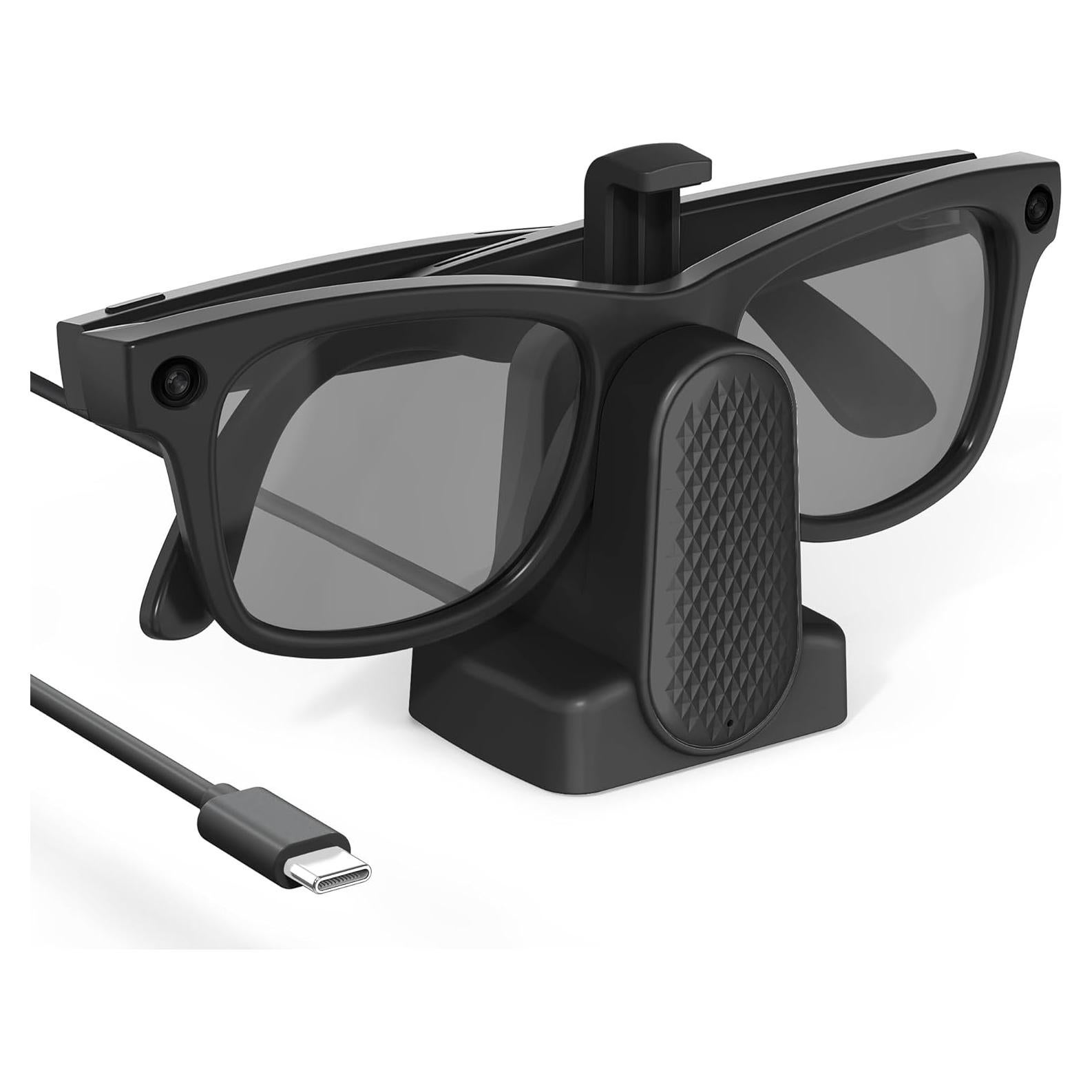 Base de Carga Cisian USB-C para Gafas Ray-Ban Meta - Negro