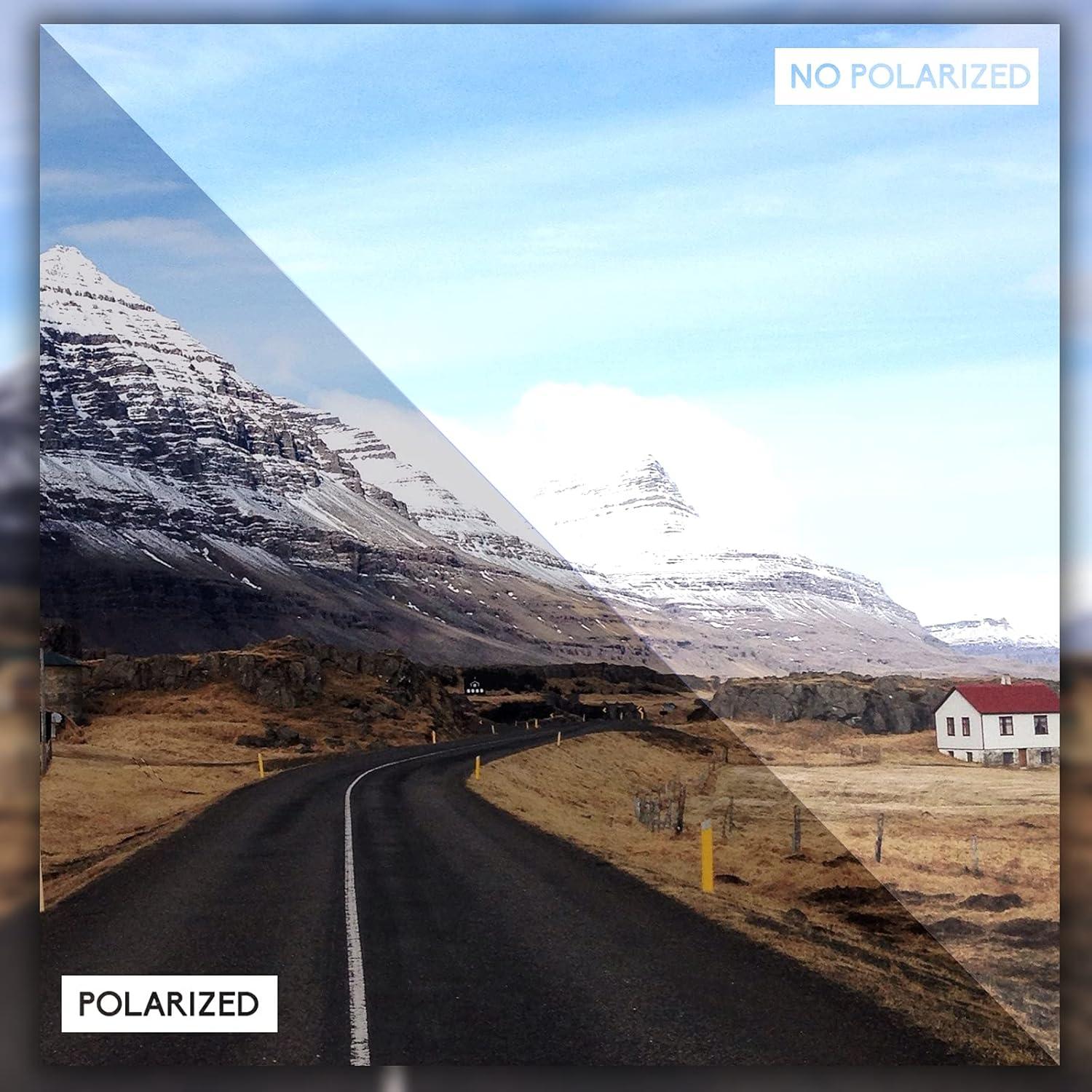 4 Pares Lentes Polarizados Reemplazo Ray-Ban Meta RW4009 50mm