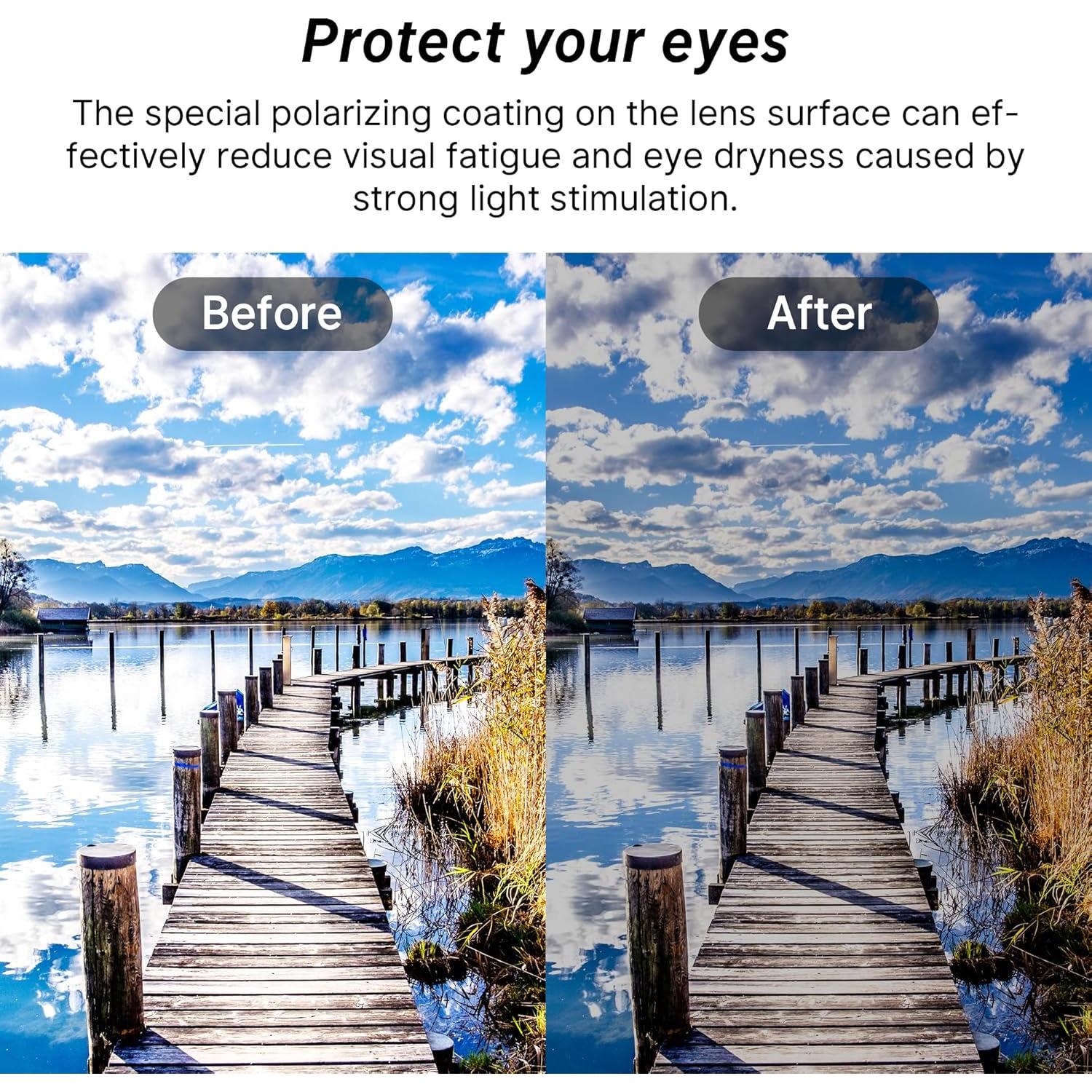 Clip-on Polarizado HiBloks para Ray-Ban Meta Skyler 52-20